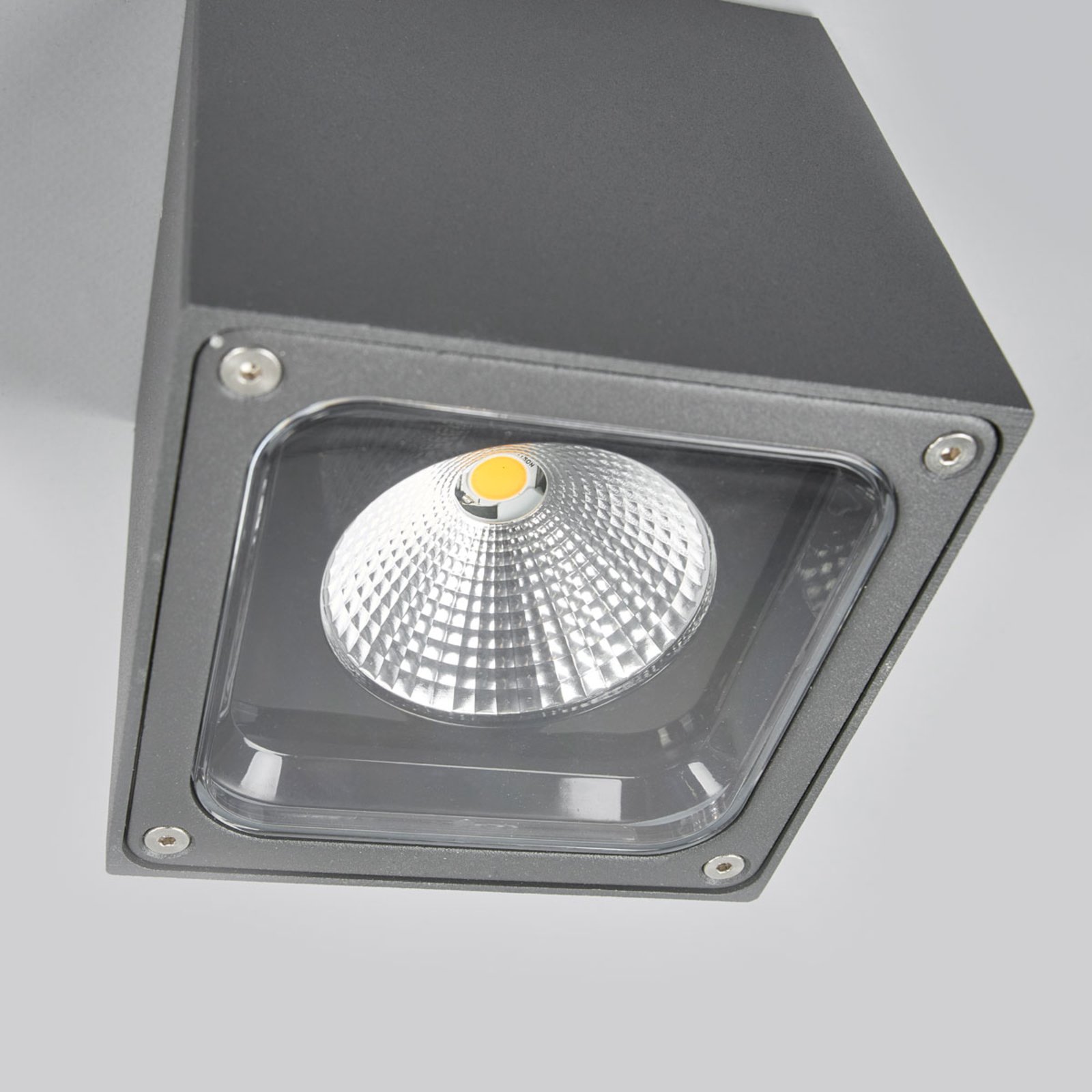 Tanea LED Venkovní Stropní Lampa 12x12 Dark Grey - Lucande