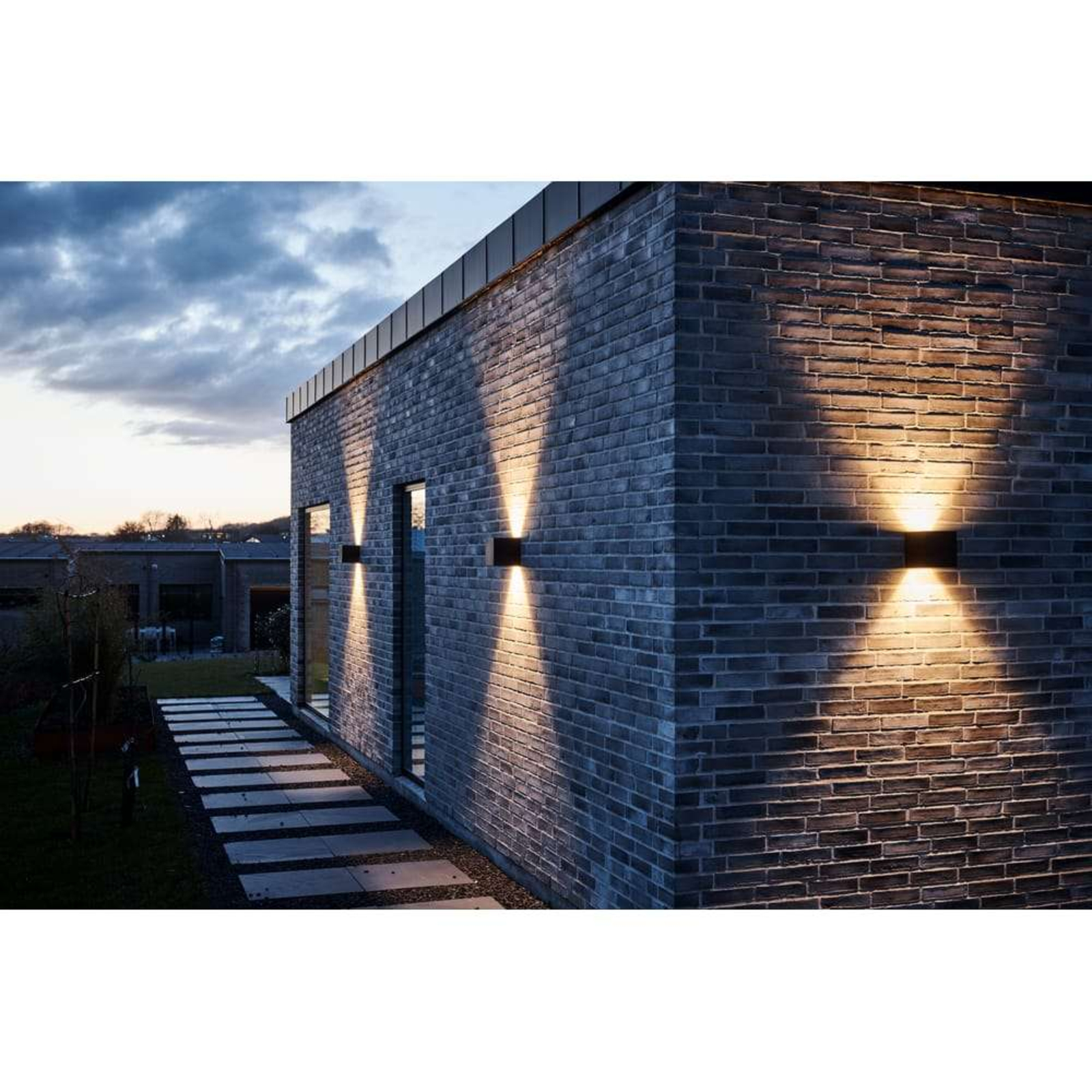 Cube LED Aplica de Exterior 3000K Up/Down White - LIGHT-POINT