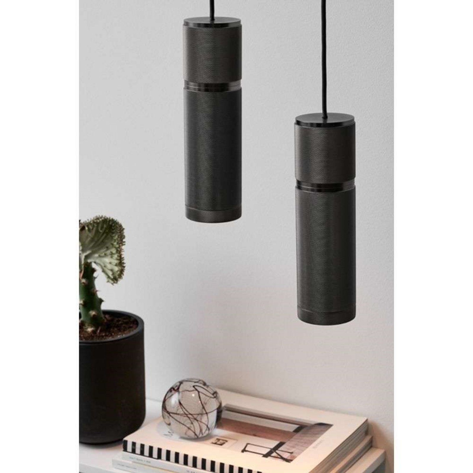 Halo The Pendant Lustră Pendul Cylinder Gunblack - Halo Design