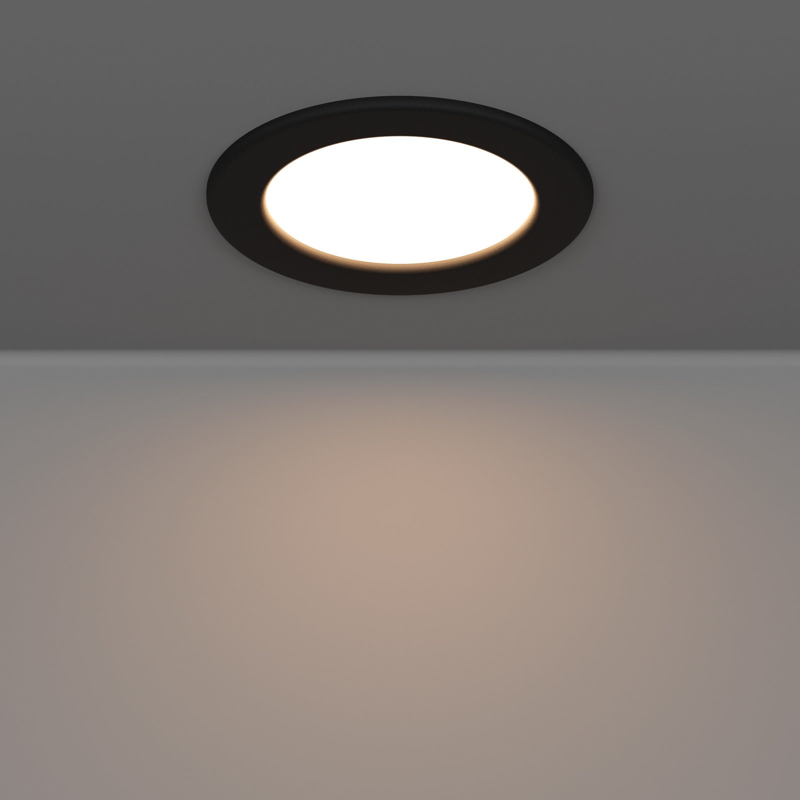 EGLO Leominster plafoniera paralume tondo di legno