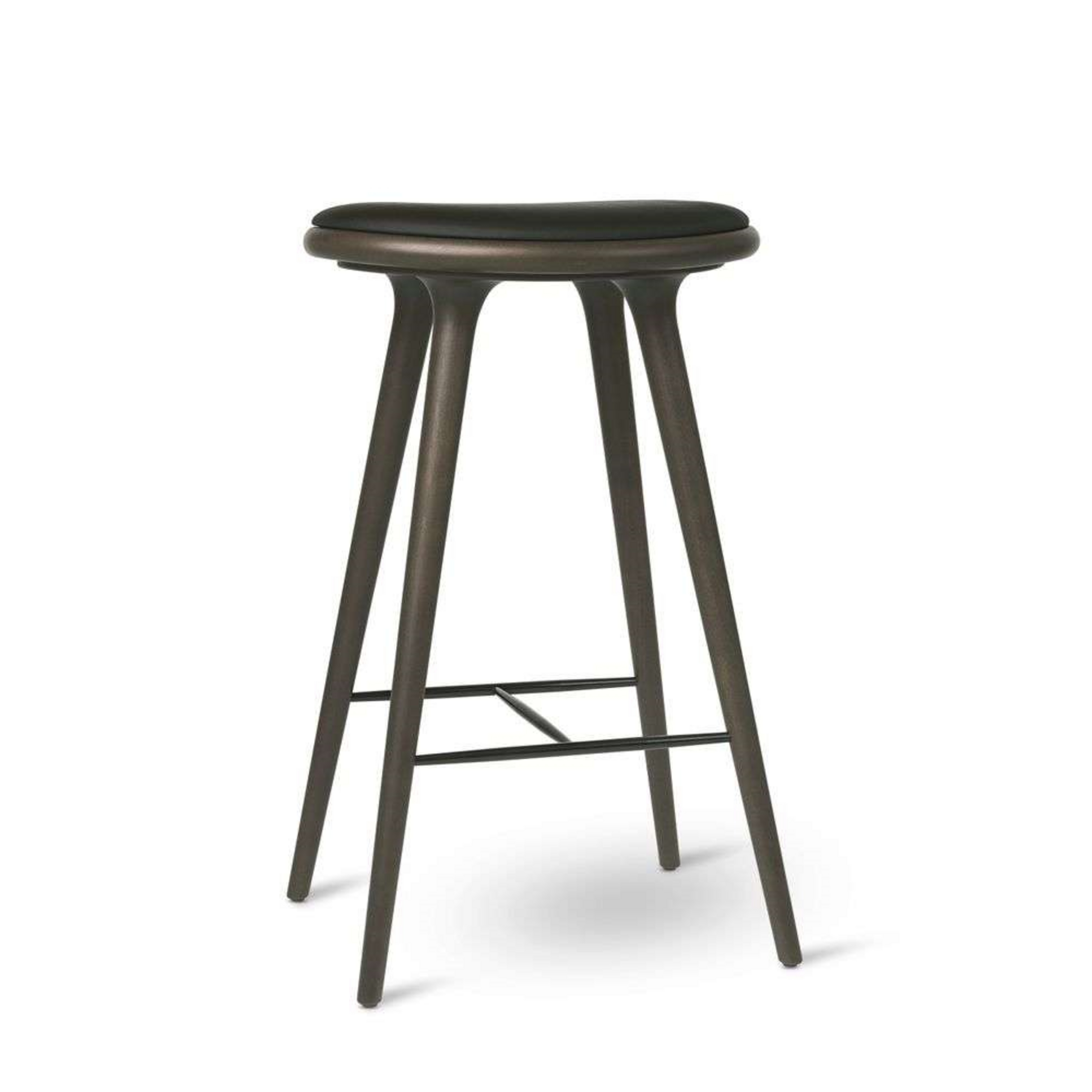 High Barová stolička H74 Sirka Grey Stained Beech - Mater