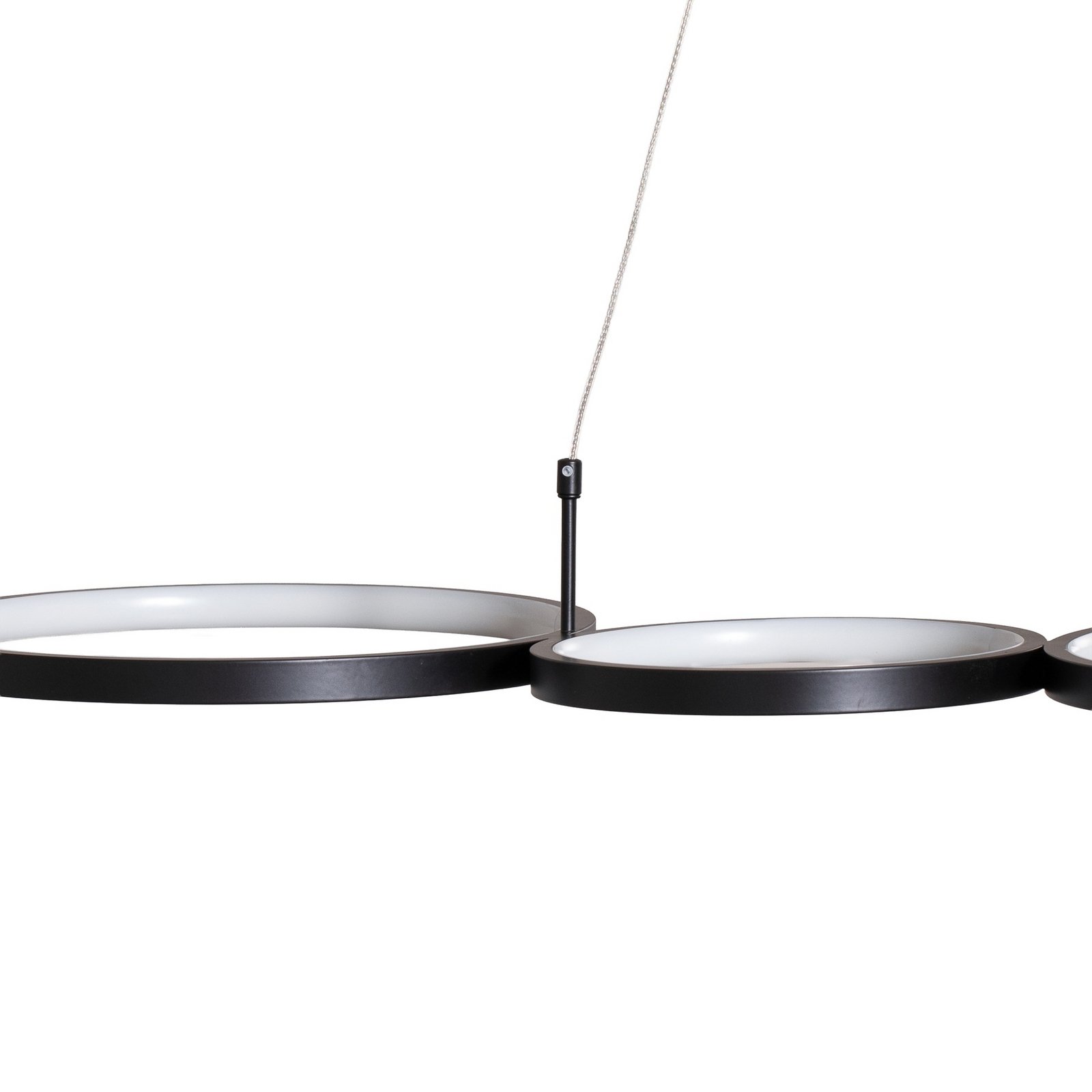 LED-Hängeleuchte Olympia, Metall, schwarz, 4.000 K LED-Hängeleuchte Olympia, Metall, schwarz, 4.000 K