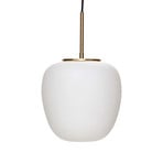 Muse Závěsná Lampa Ø25 Opal/Brass - Hübsch