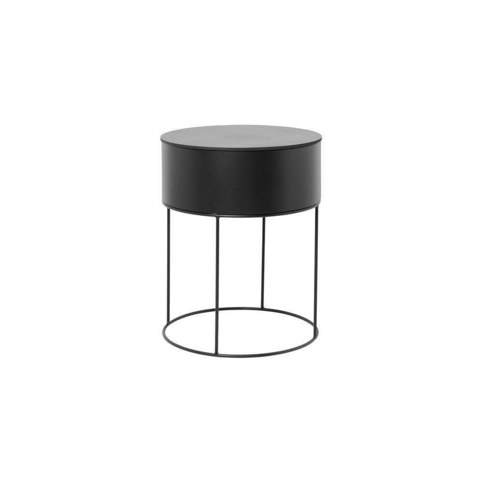 Plant Box na Rastliny Black Round - Ferm Living