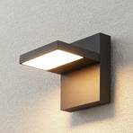 Silvan LED outdoor wall lamp, dark grey