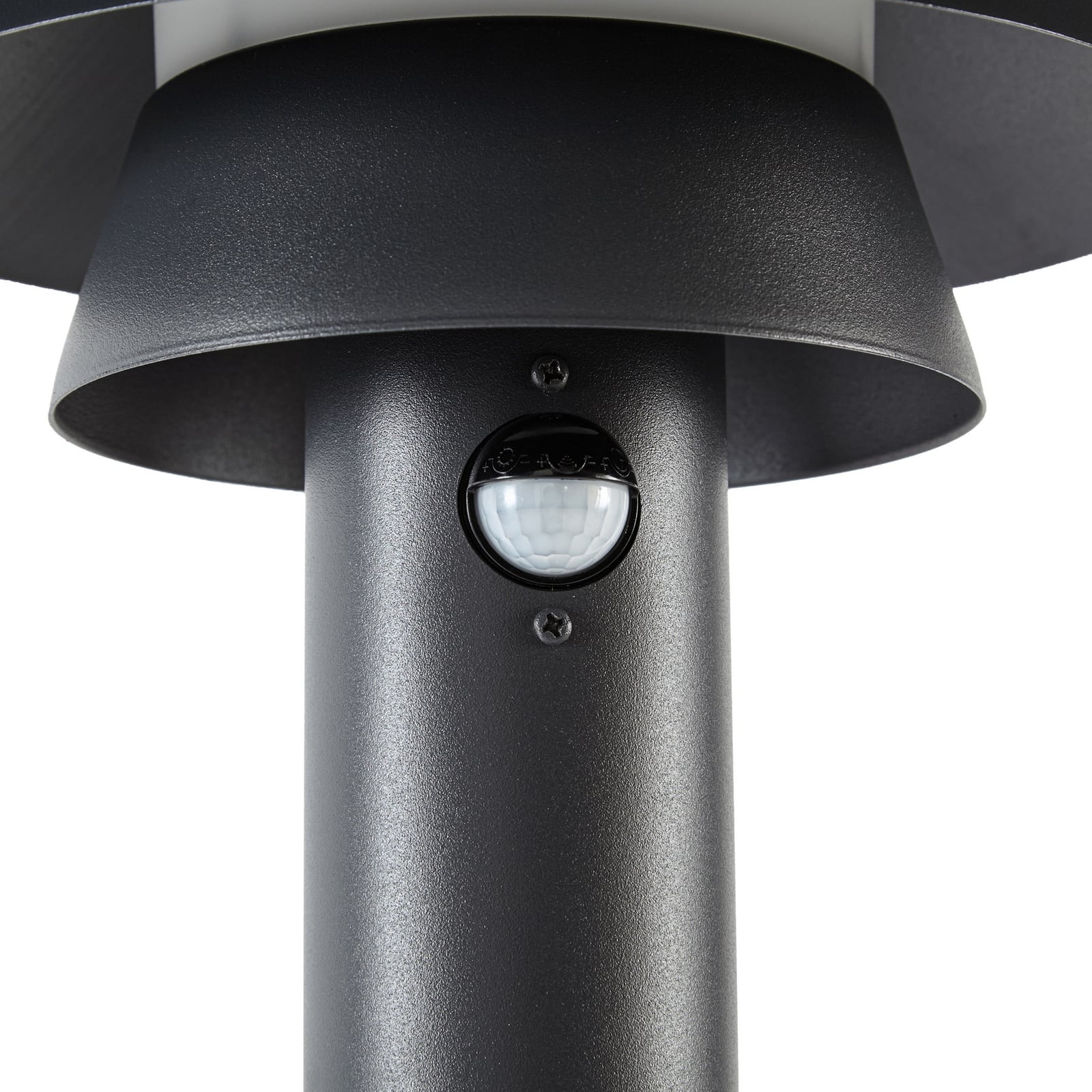 Montaro LED-Wegeleuchte, anthrazit, 110 cm, Sensor, Aluminium, IP54 - Lucande