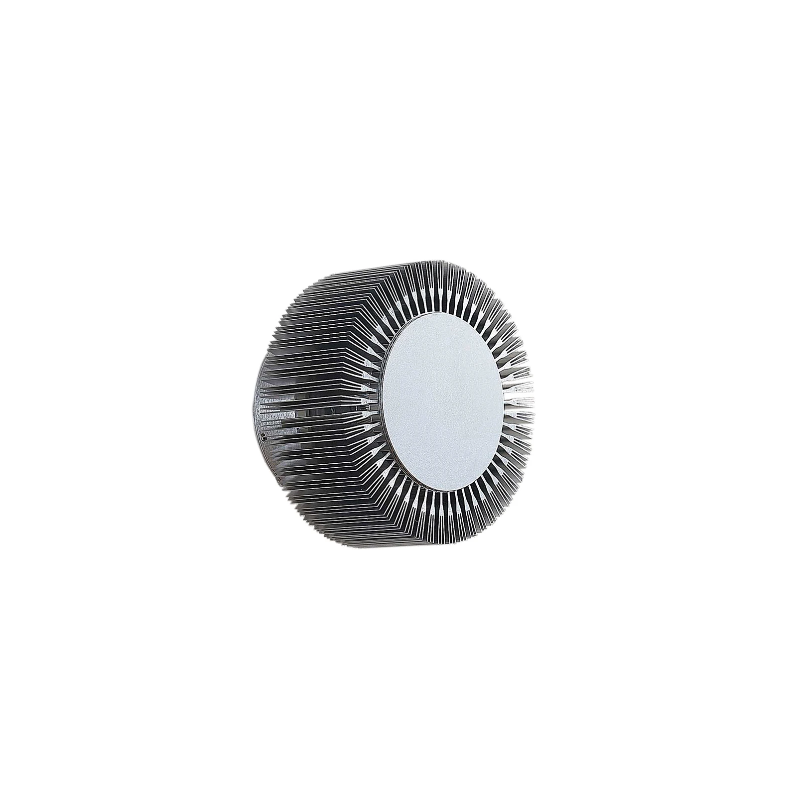 Lucande Candeeiro de parede exterior LED Keany, metal, Ø 16 cm, IP54