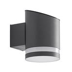 Bentlas LED Solar Cell Wall Lamp Anthracite - Lindby