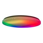 Plafón LED Rainbow, regulable, RGBW, luz nocturna
