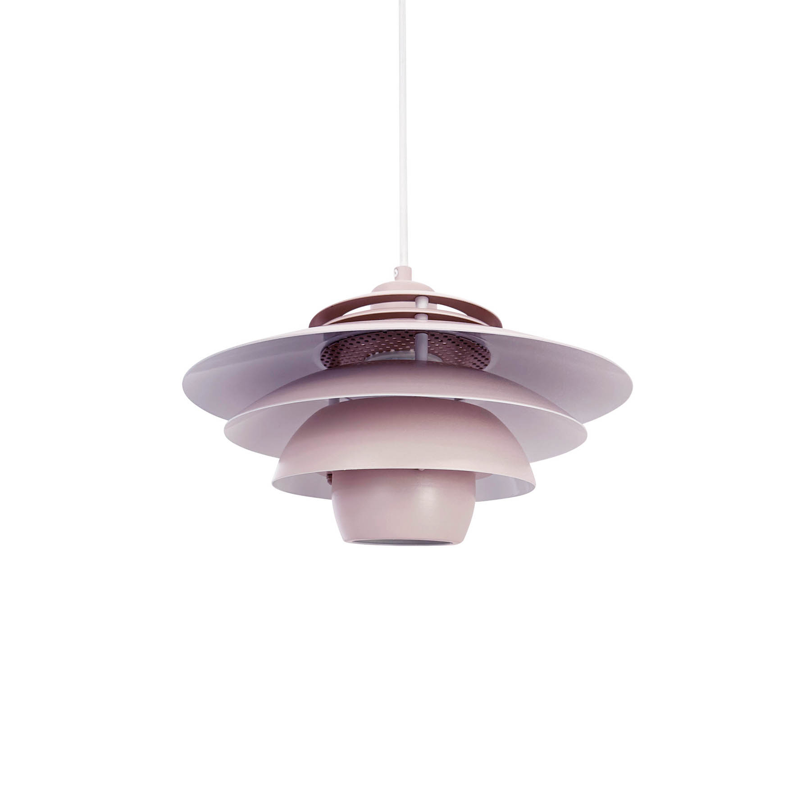 Dyberg Larsen hanglamp Ejka mini, roze, Ø 30 cm, metaal