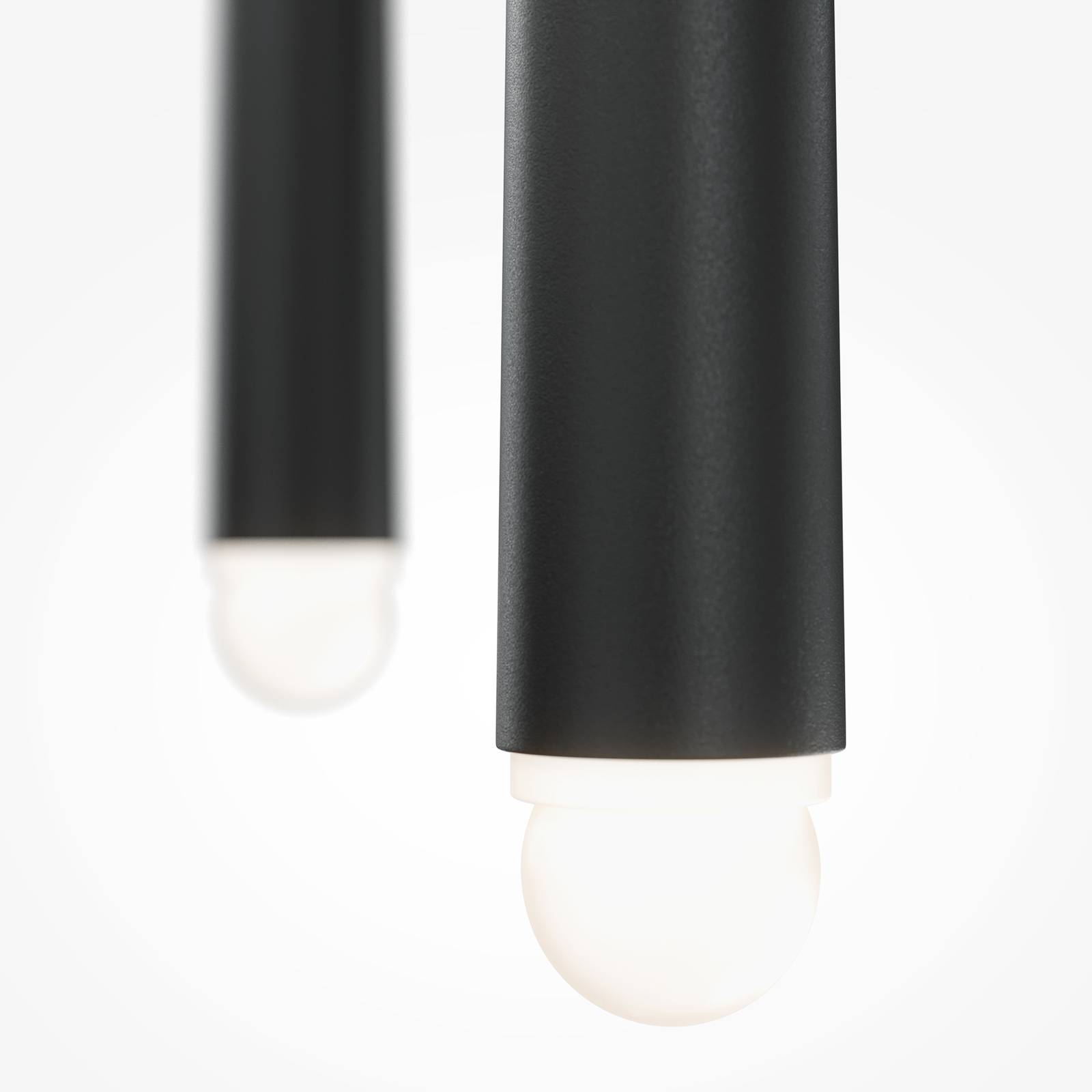 Maytoni Cascade LED-pendellampa svart 3-ljus