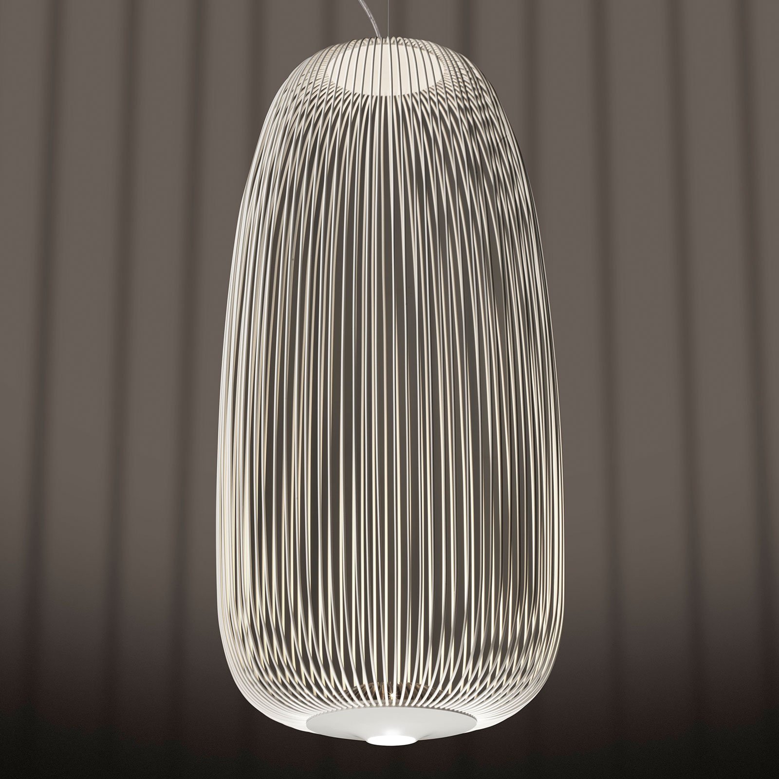 Spokes 1 LED függő lámpa, dimmelhető, fehér - Foscarini