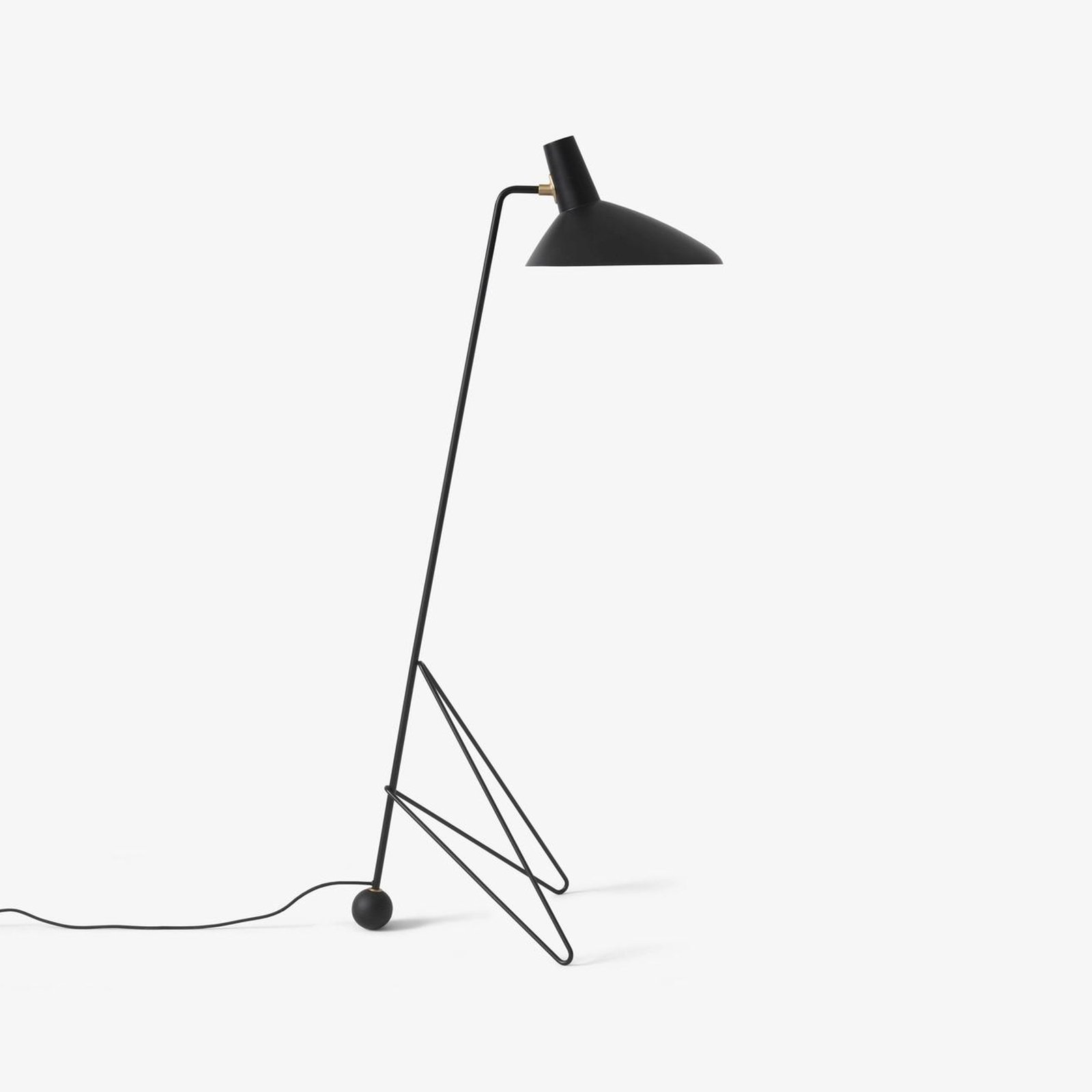 &TRADITION Lampe sur pied Tripod HM8, noir, hauteur 134 cm