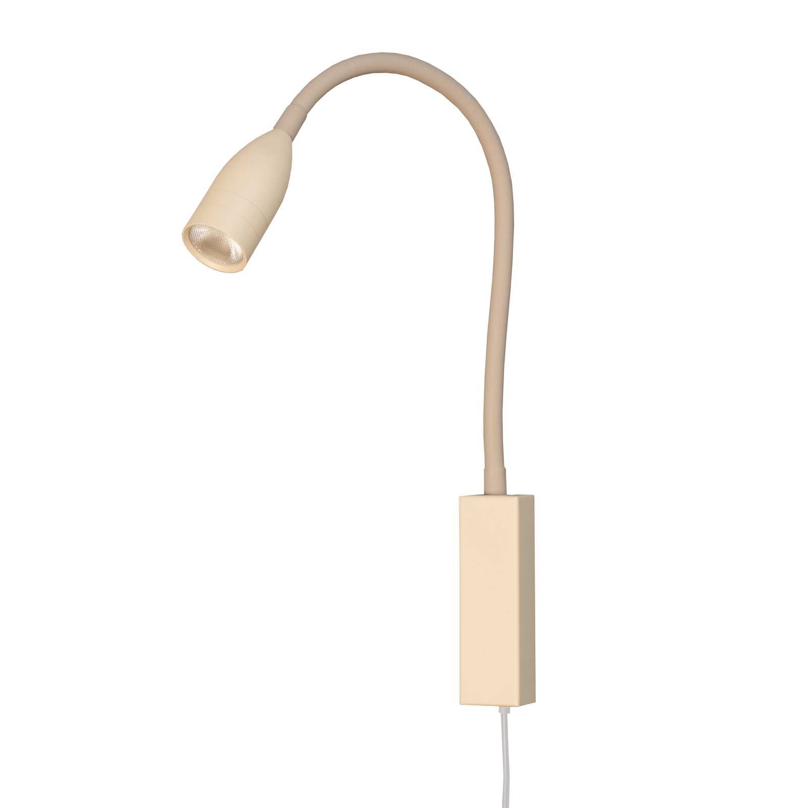 LED-Wandleuchte Sten, sandfarben, Höhe 61 cm Gestensteuerung