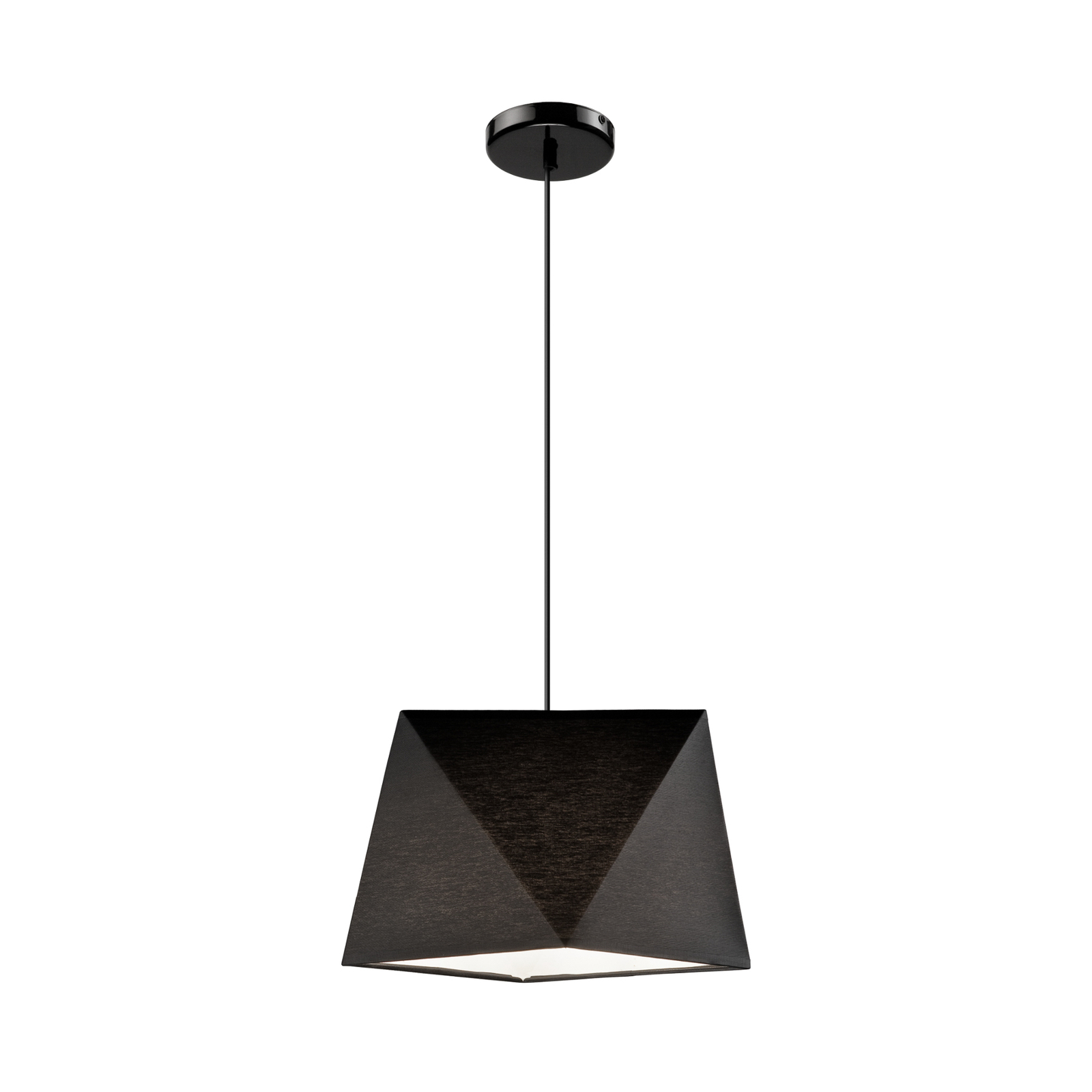 Hanglamp Thea, 1-lamp, zwart