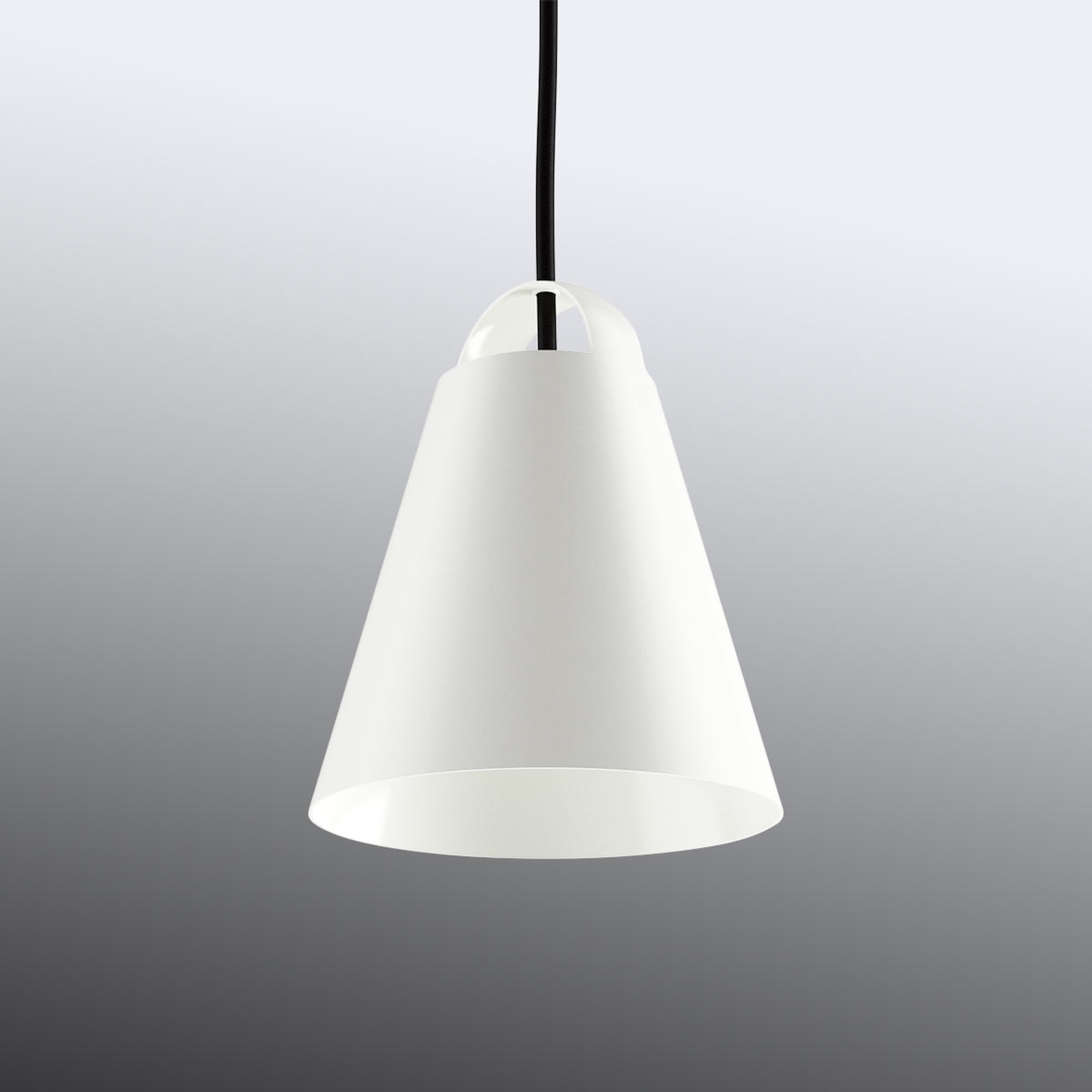 Louis Poulsen Above pendant lamp, white, 17.5 cm