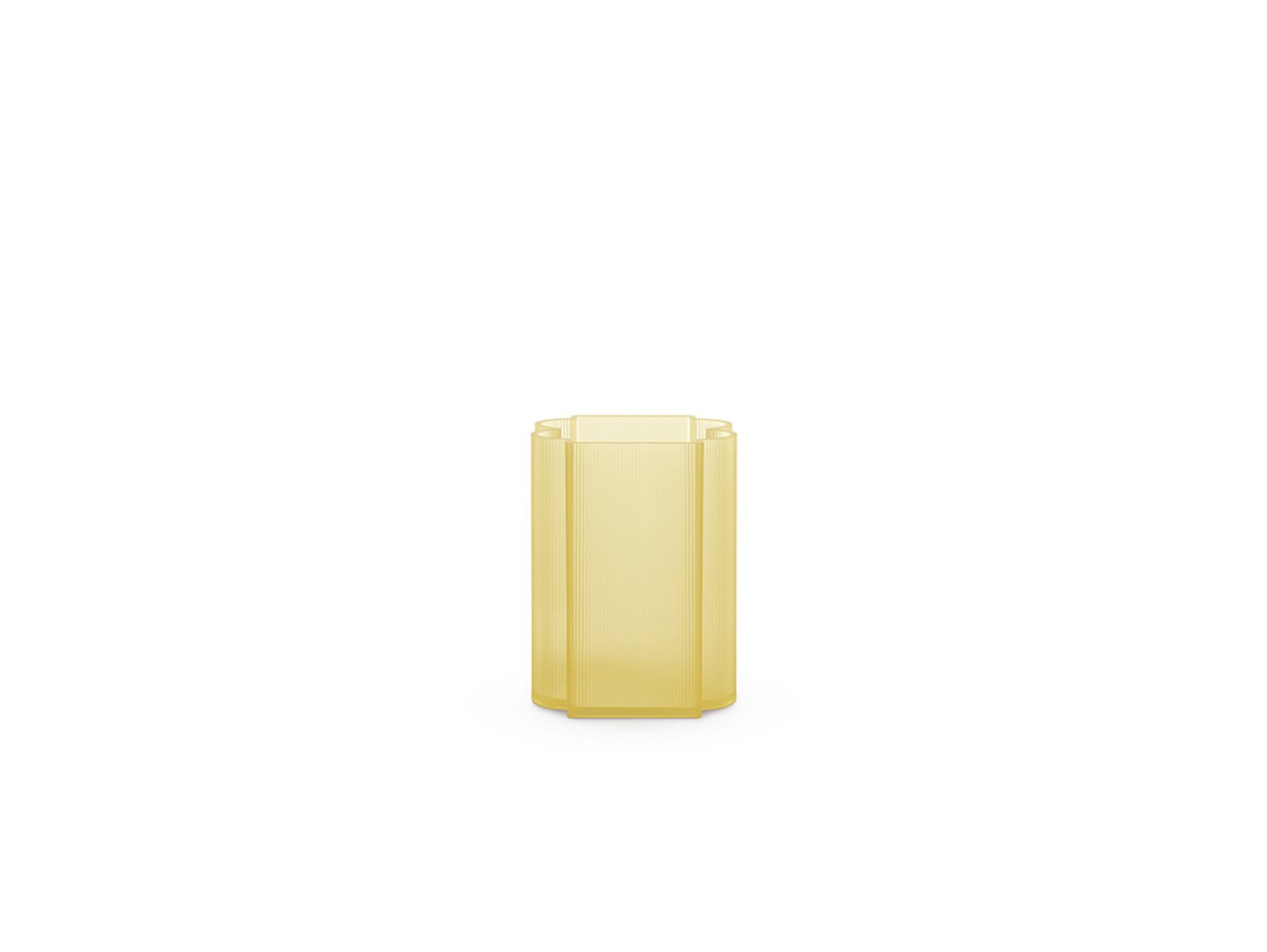 Okra Vase Low Yellow - Kartell