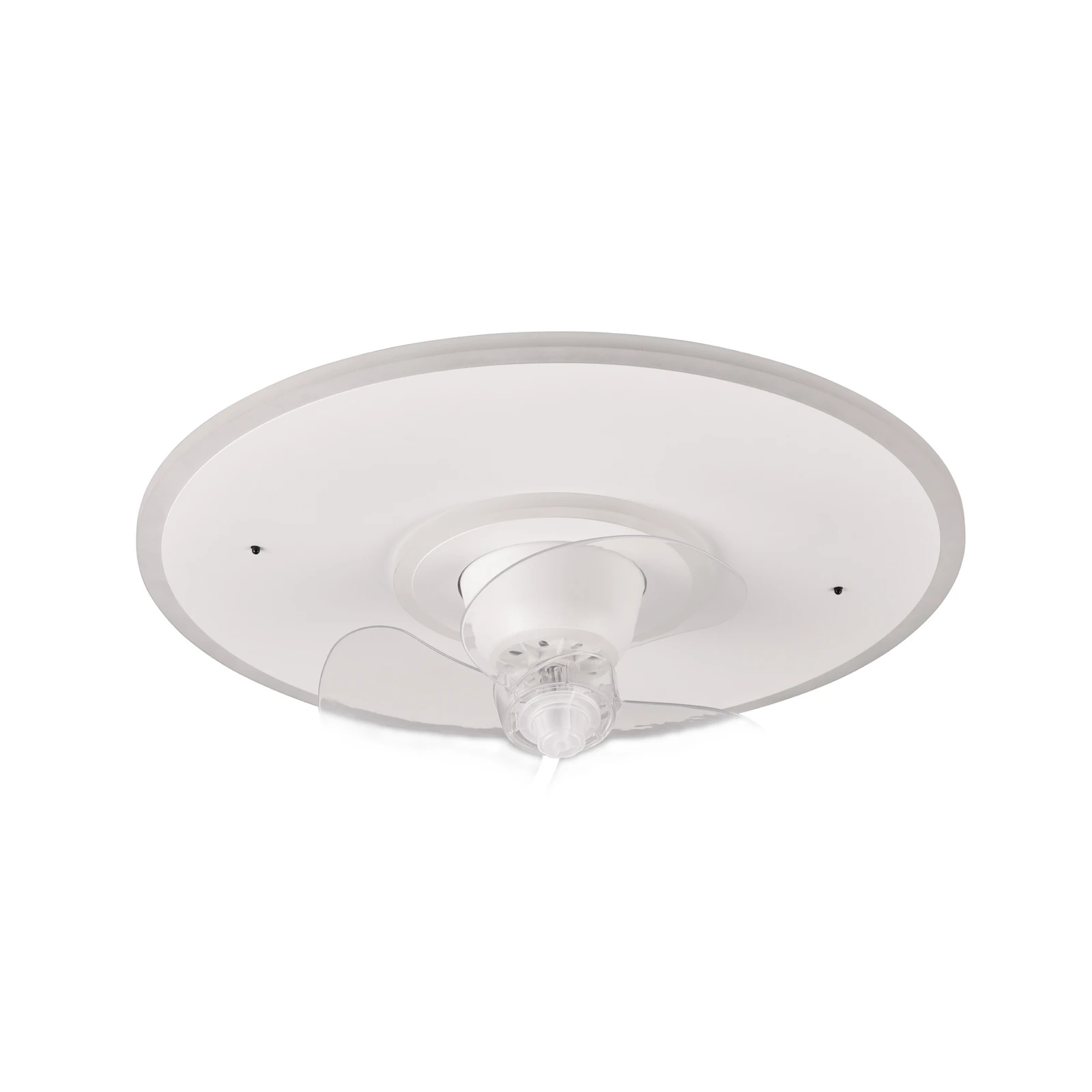 LED-Ventilator Nybro, weiß, DC, leise, Ø 50 cm, CCT, Remote