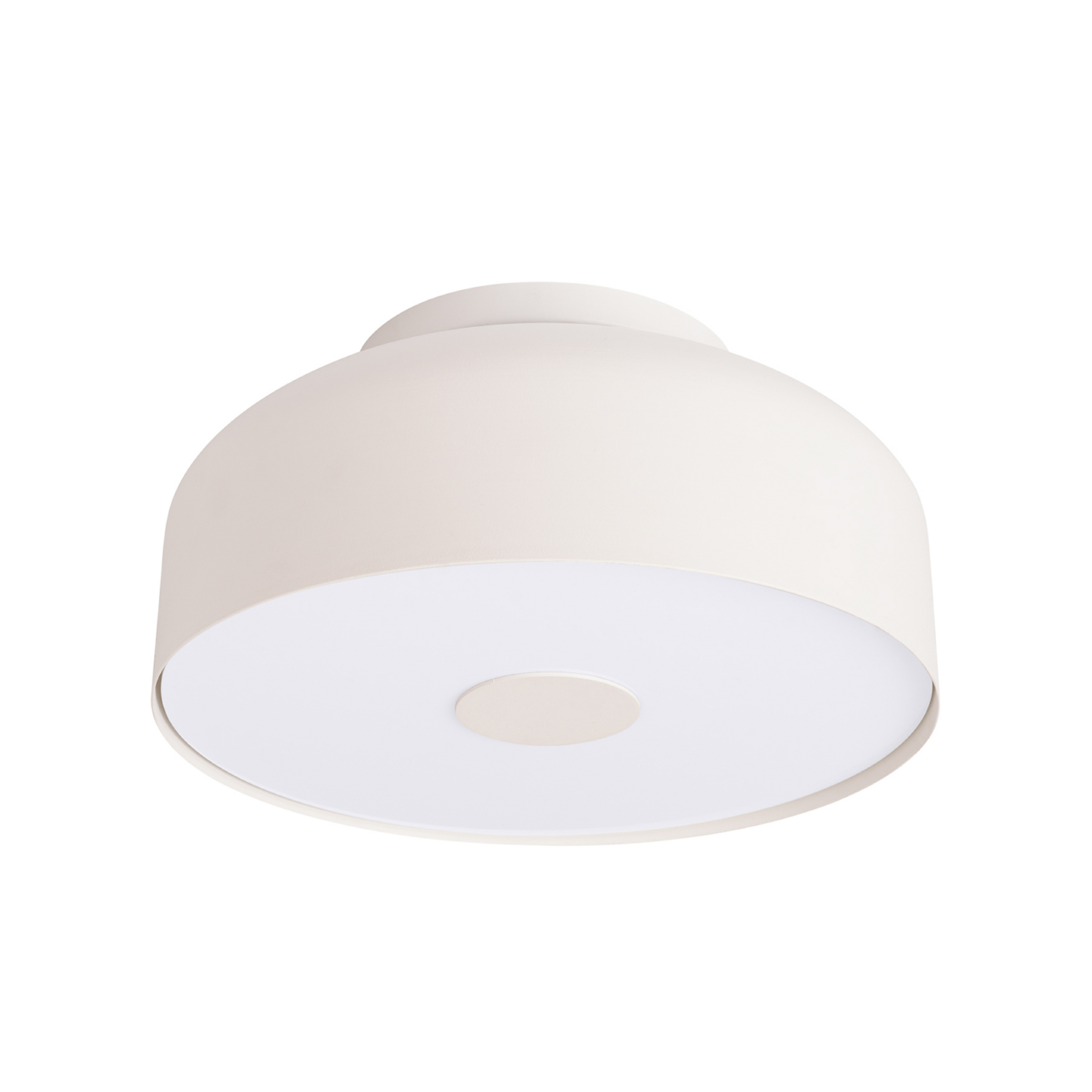 CLARO ceiling lamp, beige, Ø 30 cm, metal, 4 x E27 - SOLLUX