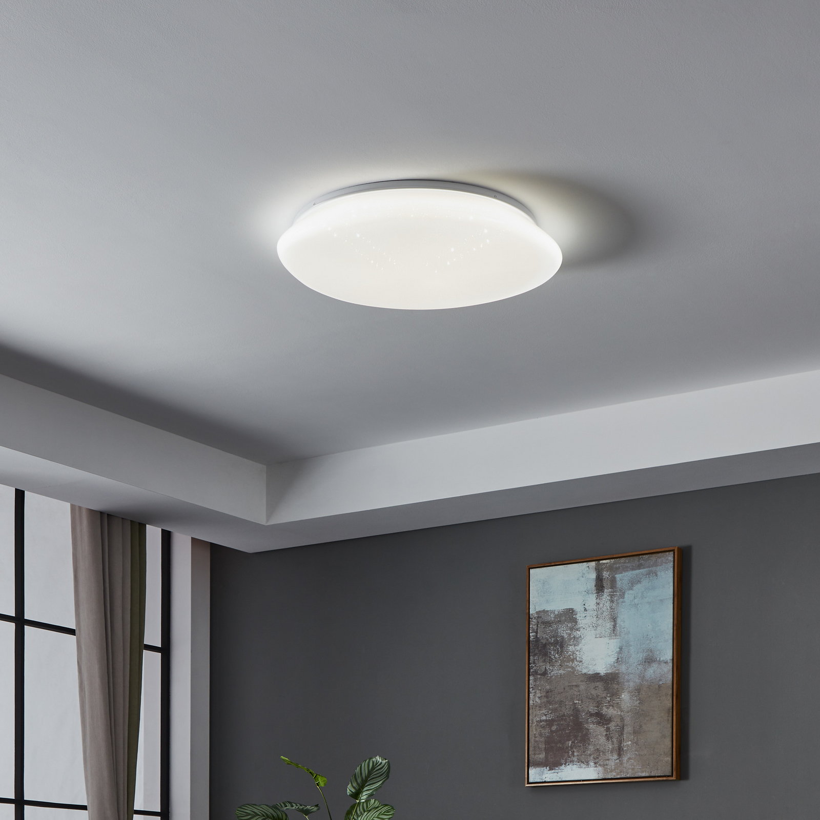 EGLO connect Sileras-Z LED-taklampe Ø60 cm