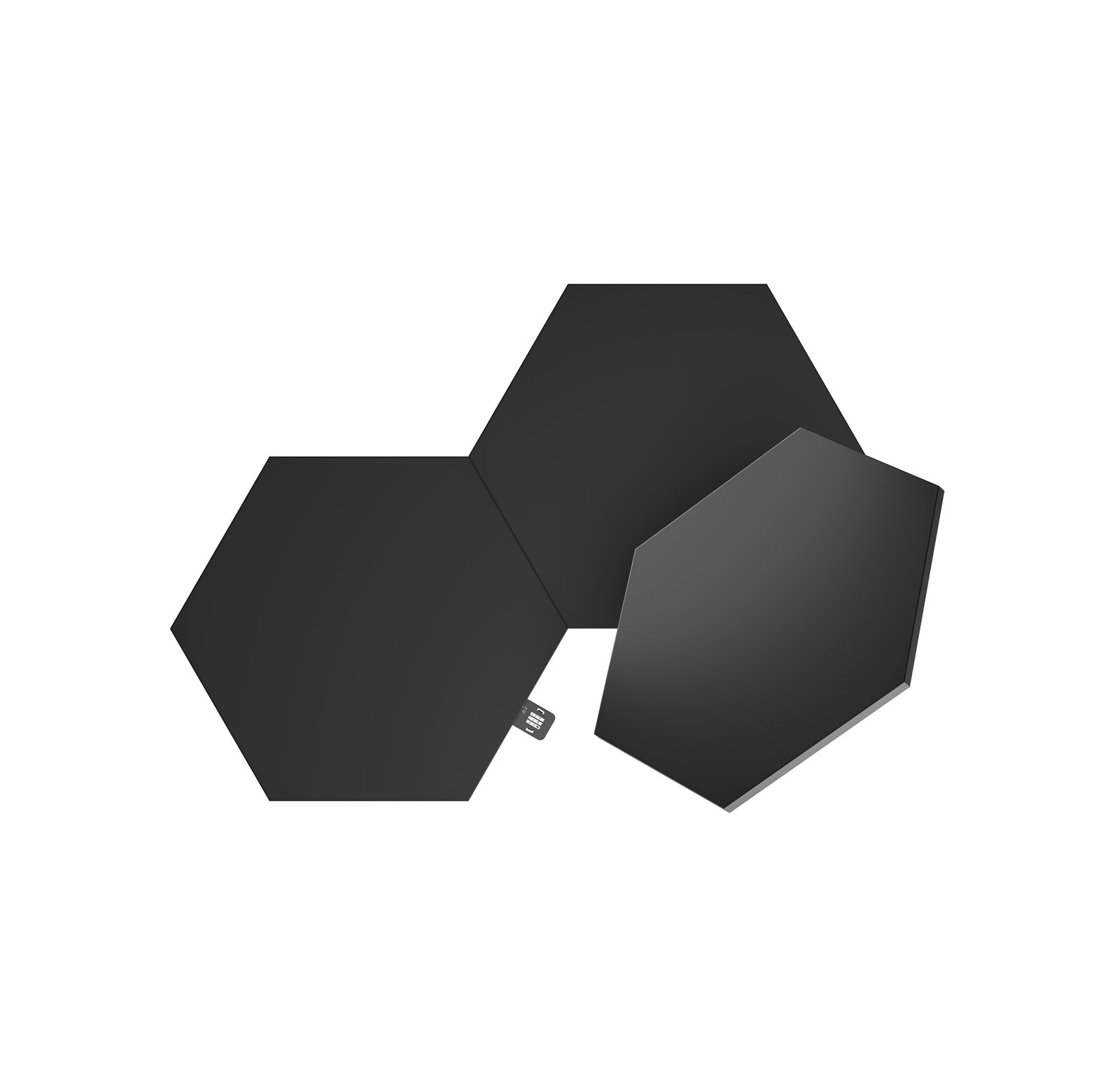 Nanoleaf Shapes Ultra Black Hexagons Ergänzung 3x
