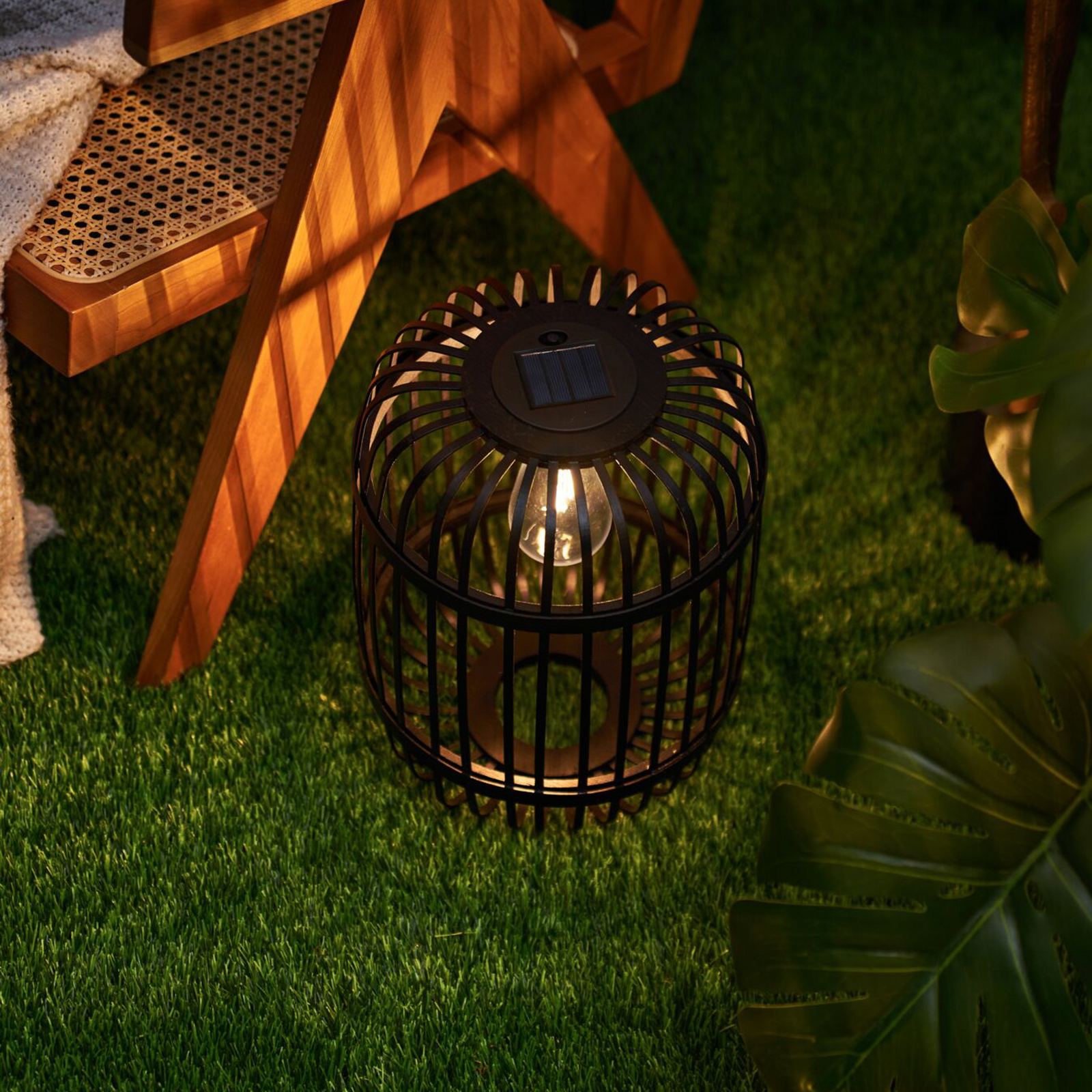 Pauleen LED tafellamp SUNSHINE RAY zwart 25 cm IP44