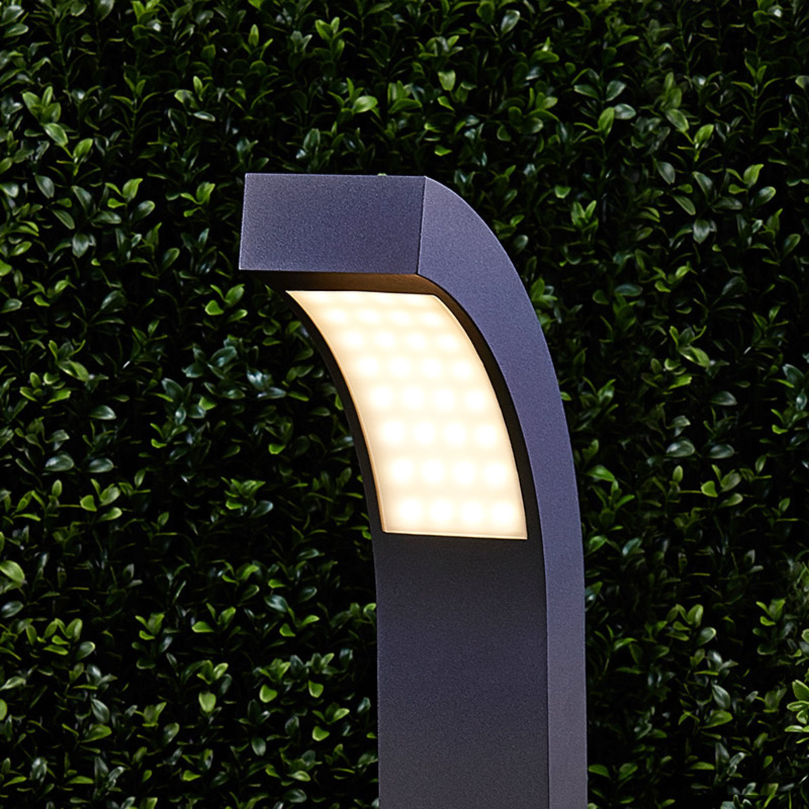Lennik Außen Gartenleuchte H100 Graphite - Lucande