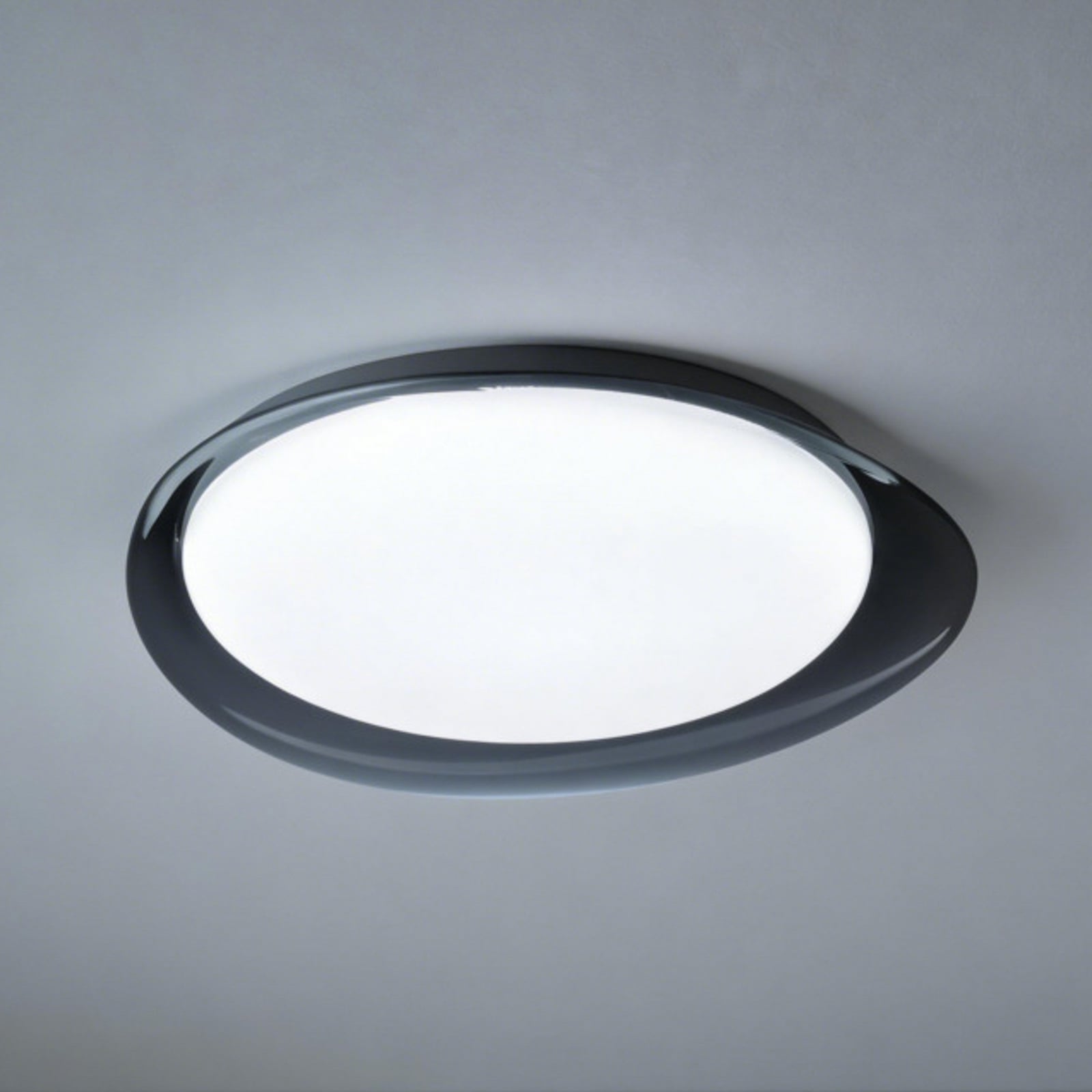Plafonnier LED EGLO CONISTARINO, gris fumé, Ø 40 cm, CCT Plafonnier LED EGLO CONISTARINO, gris fumé, Ø 40 cm, CCT