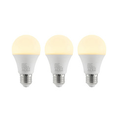 LED žiarovka E27 A60 9,5W 3 000K opálová sada 3 ks