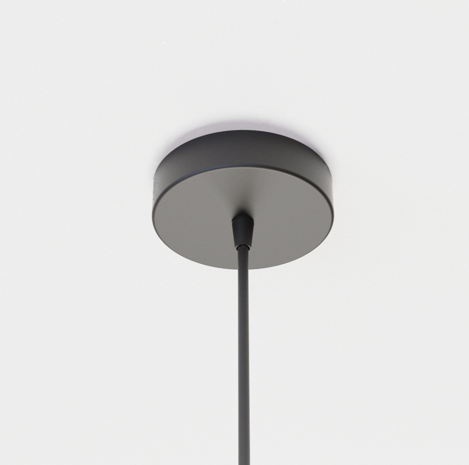 Lampă suspendată Karman Alibaglass Small turcoaz Ø 11 cm - Camera de zi / sufragerie - design - turcoaz negru - Sticlă