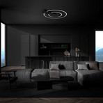Nico Duo LED ceiling lamp, 3,000 K, round