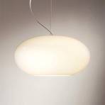 AIH, strakke hanglamp, 28 cm, crème glanzend