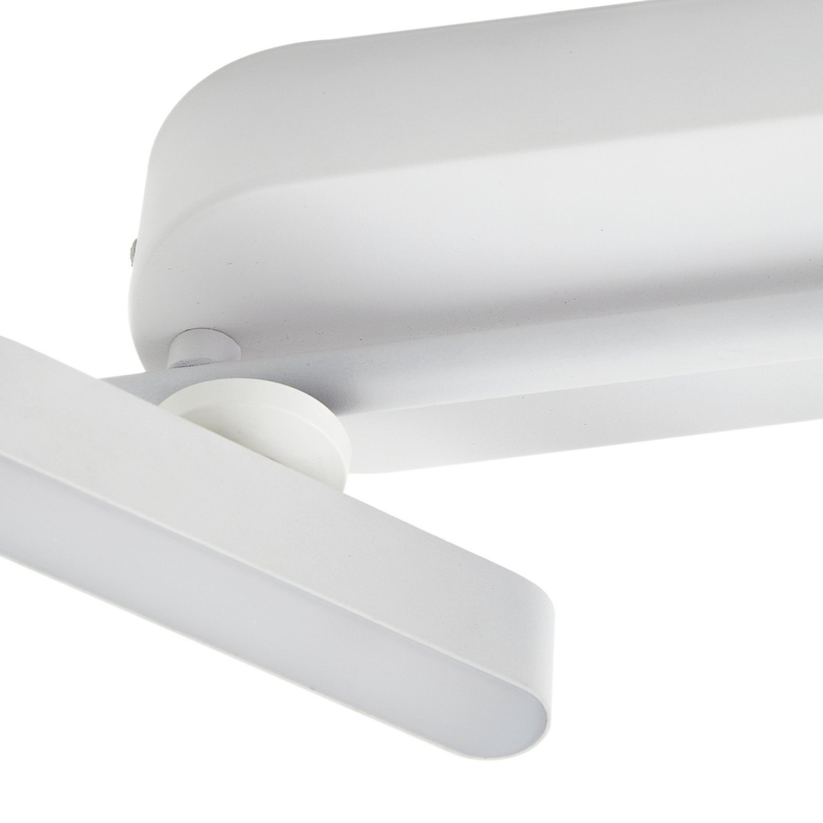 Lindby LED spotlight Eldrin, white, 6-bulb, batten light