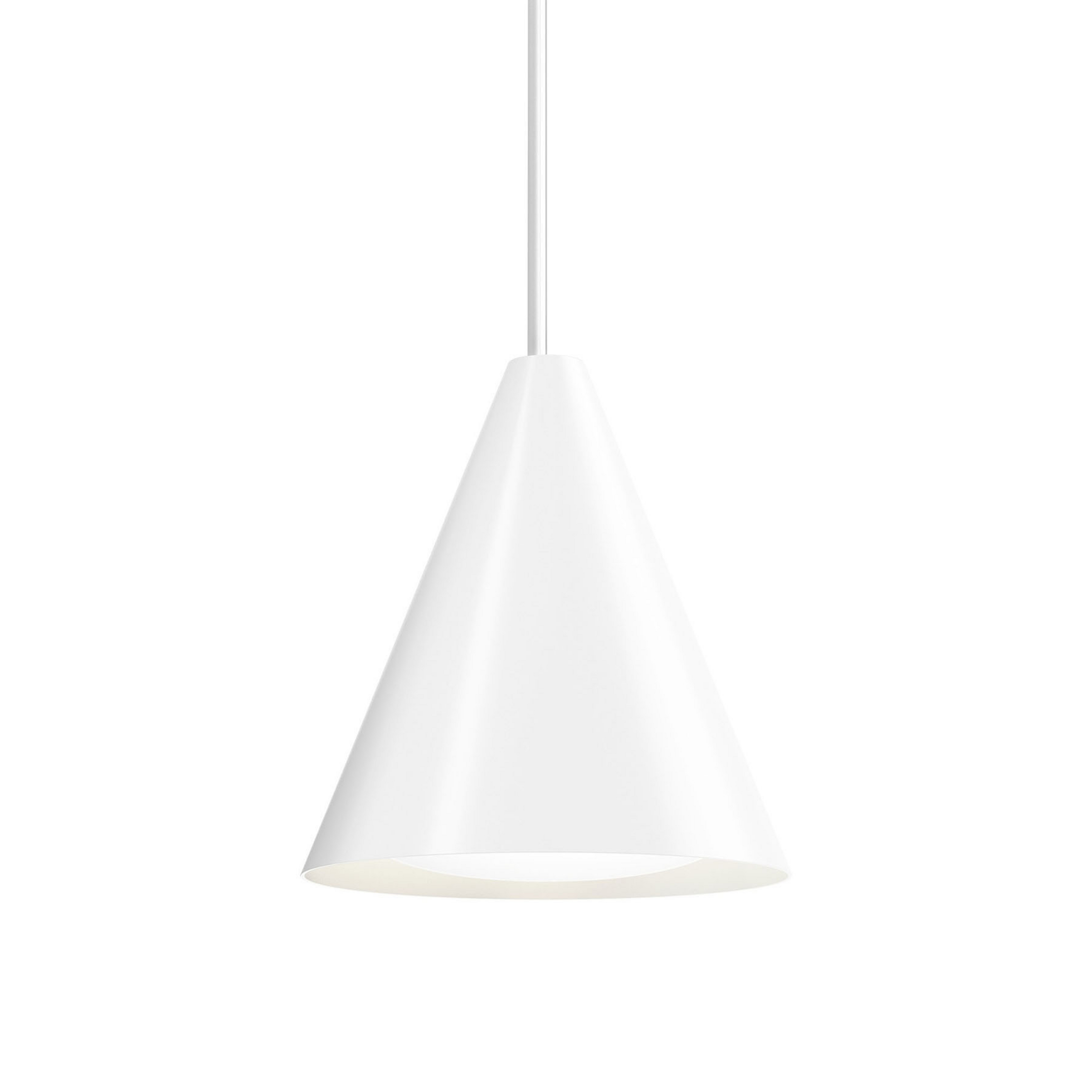 Louis Poulsen Keglen LED ripplamp 25cm valge