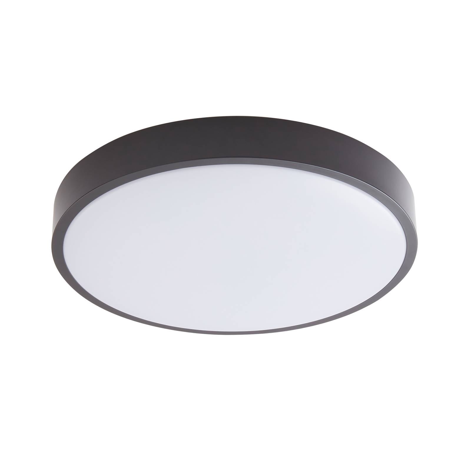 Lindby Smart LED-Deckenlampe Innes schwarz 38cm RGB CCT Tuya