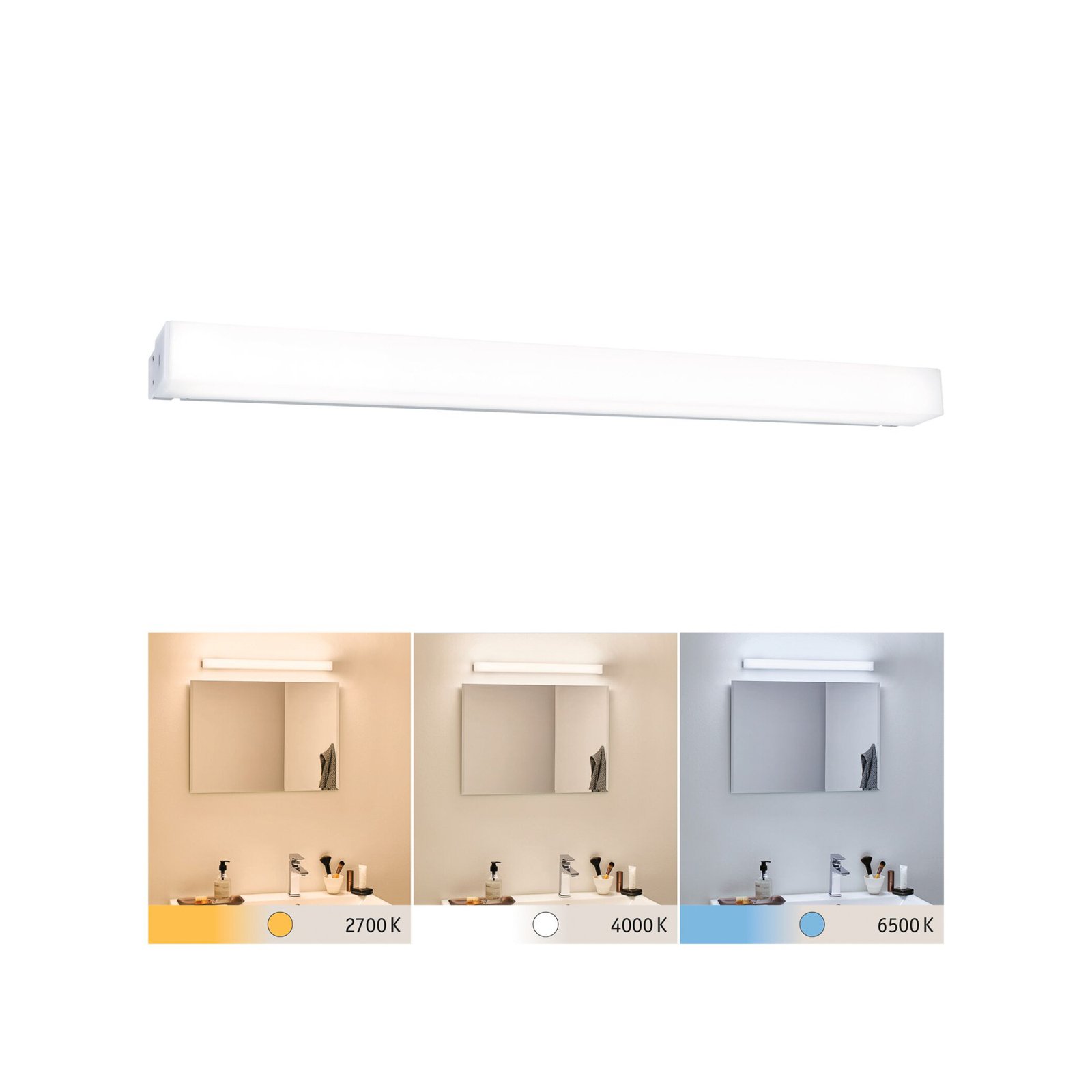 Luno LED Wall Lamp 8W IP44 Aluminium - Paulmann