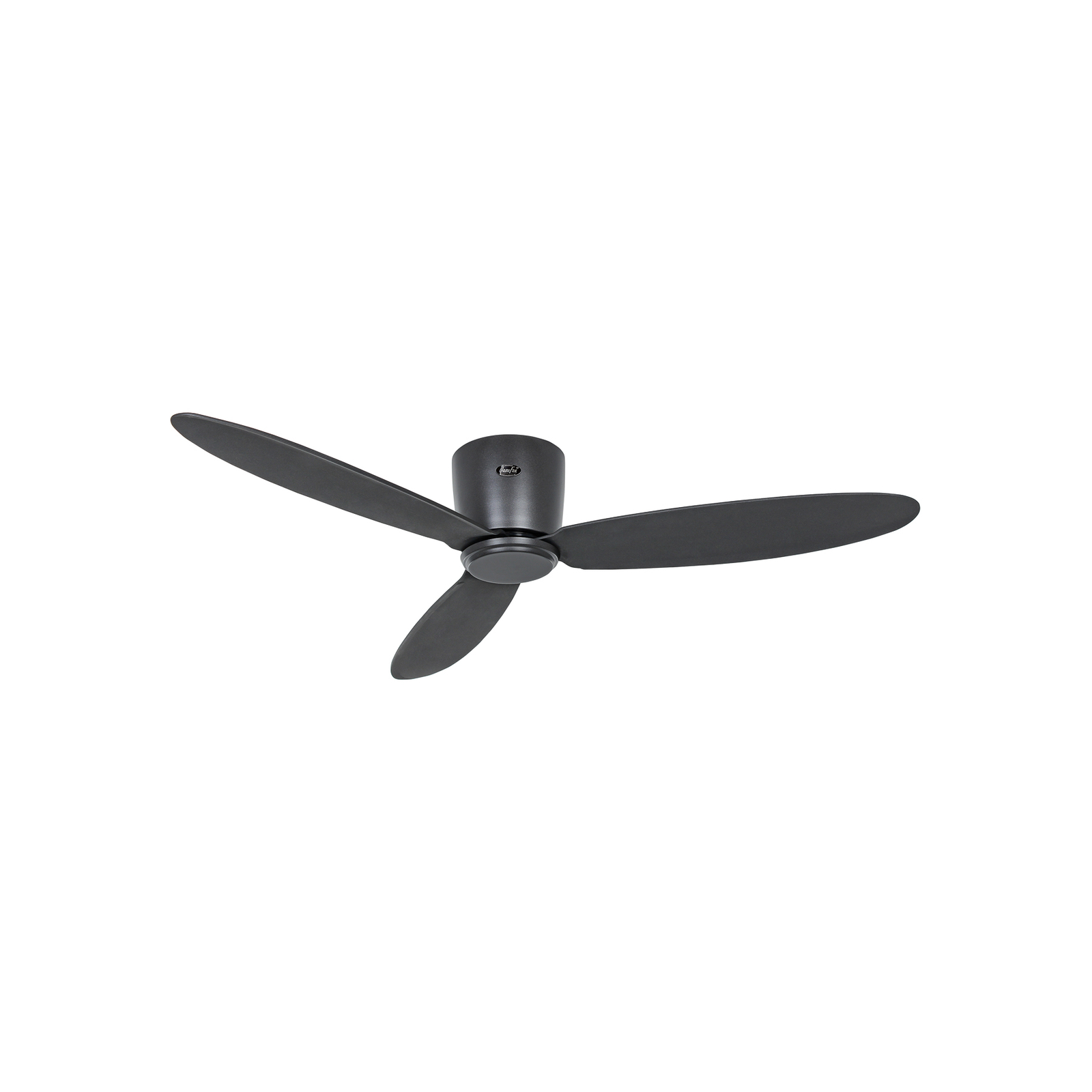 Smart Eco Plano II ceiling fan, Ø 132 cm, grey, DC