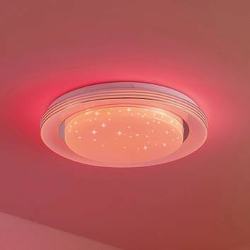 Lindby Mizuni lampa sufitowa LED, RGBW, CCT Smart