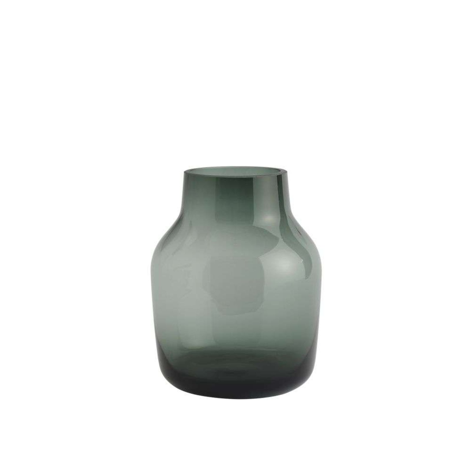 Silent Vase Ø15 Dark Green - Muuto