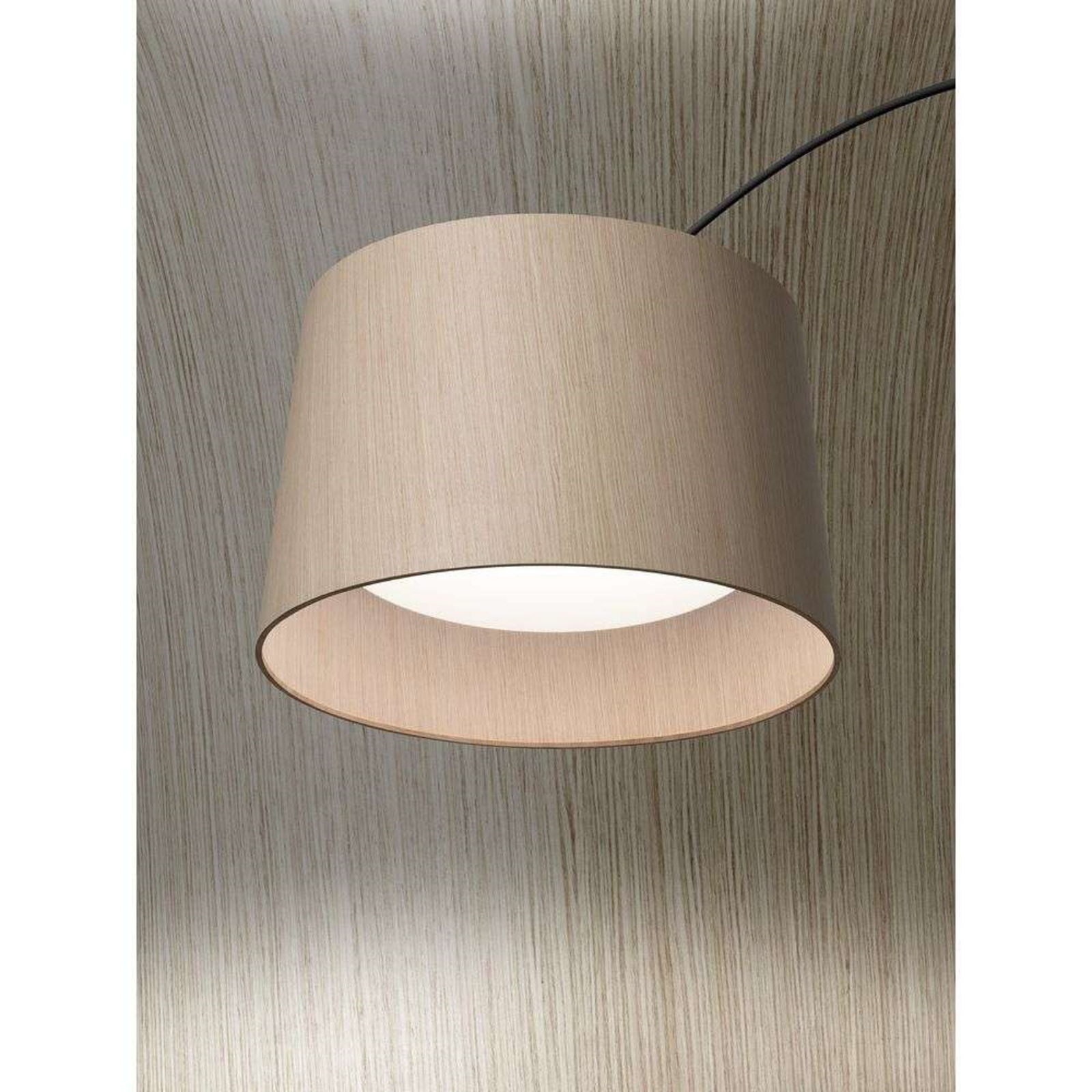 Twiggy LED Stojaca Lampa Black/Wood - Foscarini