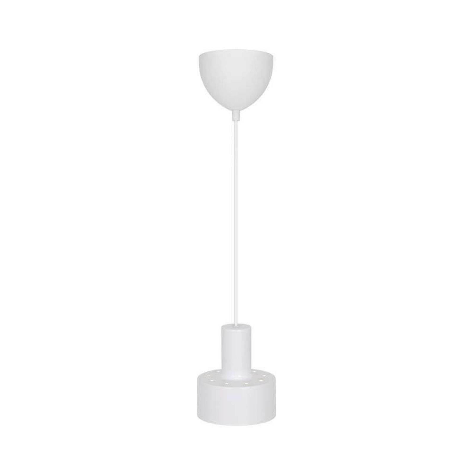 Żyrandol Matis, biała, Ø 13 cm, metal
