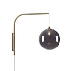 Dione Wandlamp Smoke/Antique Brass - Markslöjd