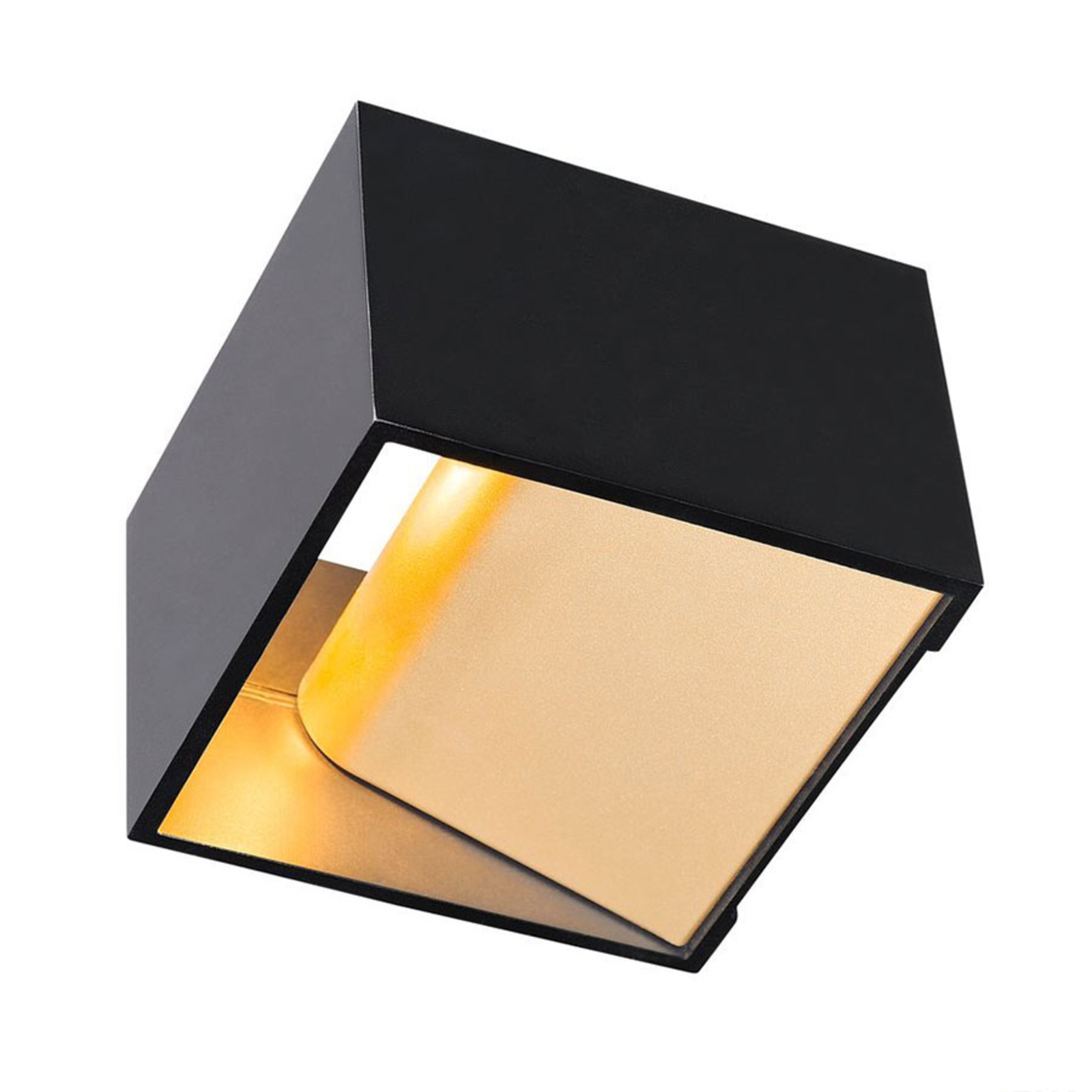 SLV LED wandlamp Logs In, aluminium, breedte 10 cm