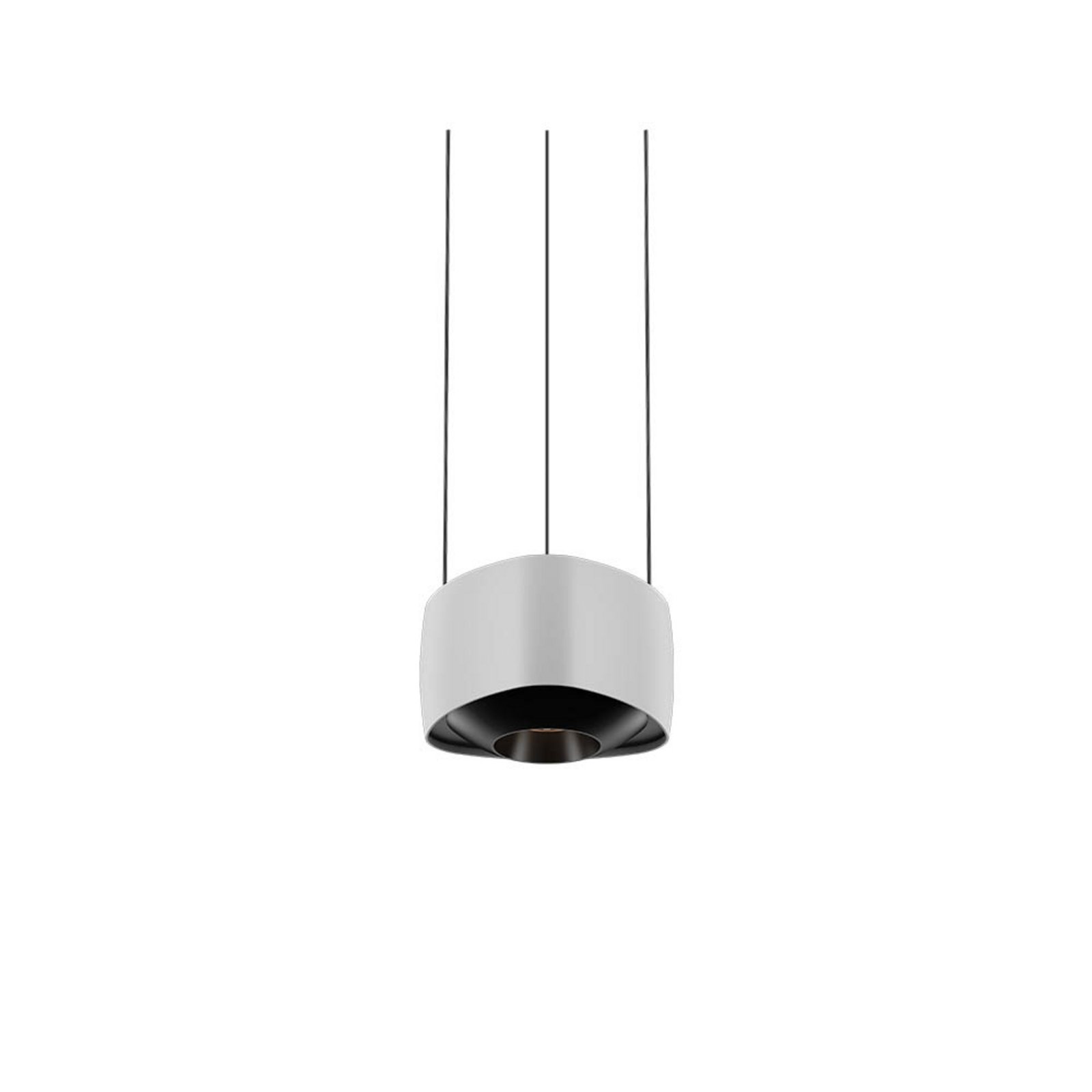 LOOM DESIGN LED-Pendelleuchte Air, weiß, Alu, 13 cm