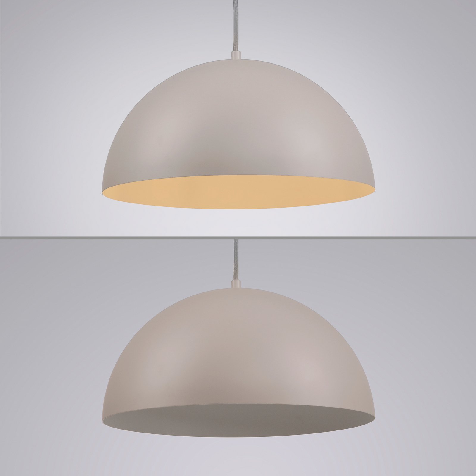 Schöner Wohnen Ali Sandbrise pendant light, iron, Ø 38 cm E27 Schöner Wohnen Ali Sandbrise pendant light, iron, Ø 38 cm E27