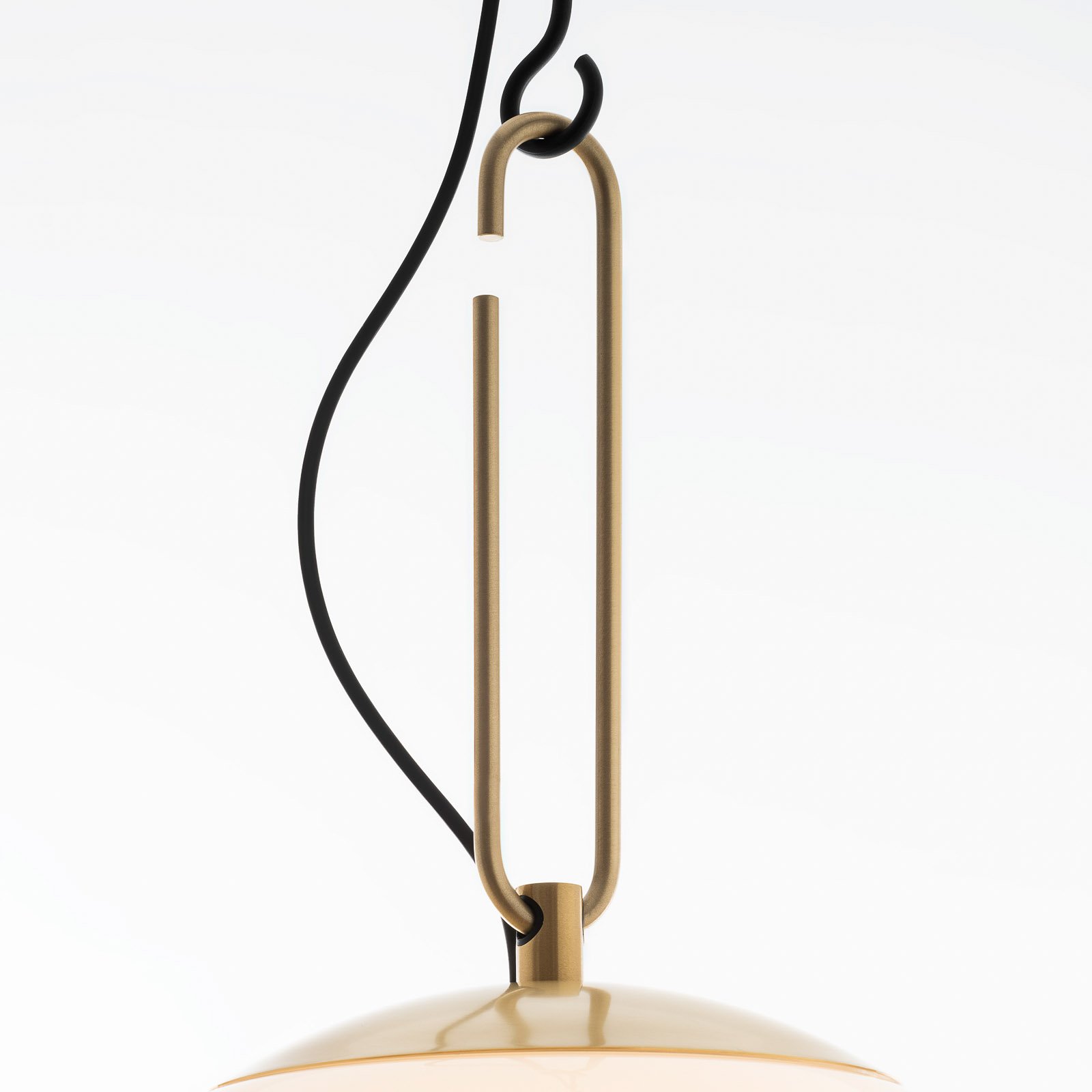 Skleněná závěsná lampa Artemide nh, Ø 22 cm