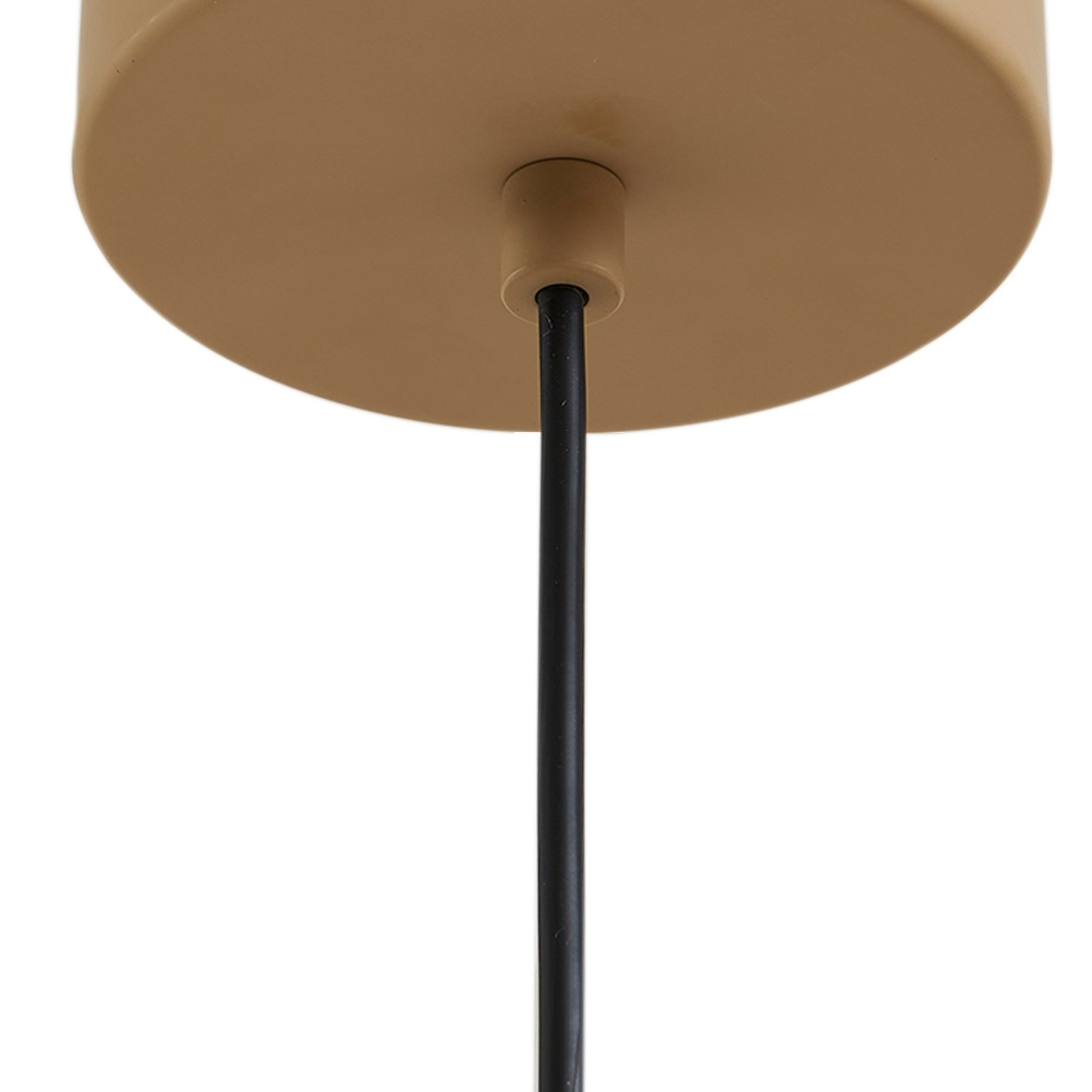 LED hanglamp Livie, beige, aluminium, Ø 50 cm