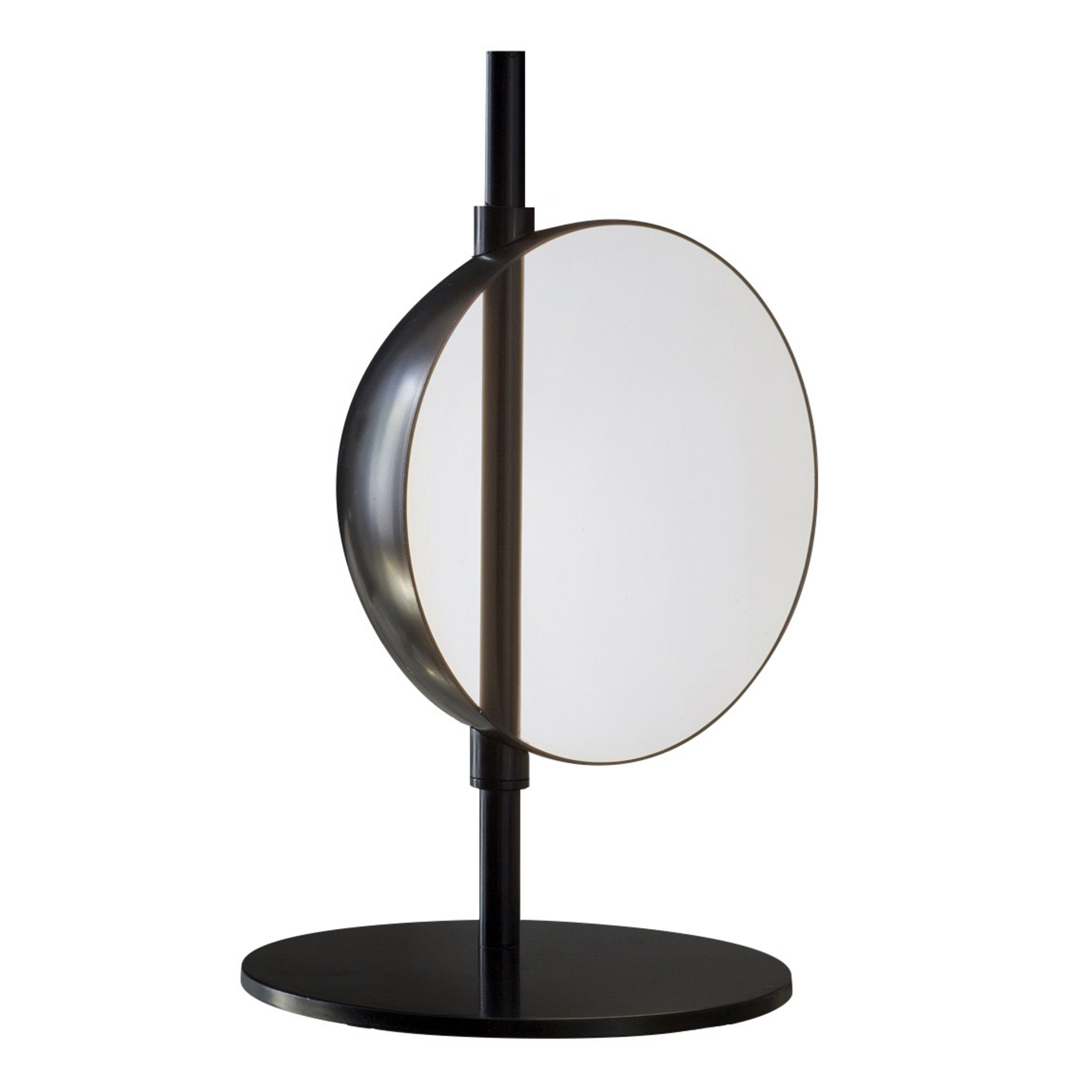 Oluce Superluna 297 lampe de table LED, noir