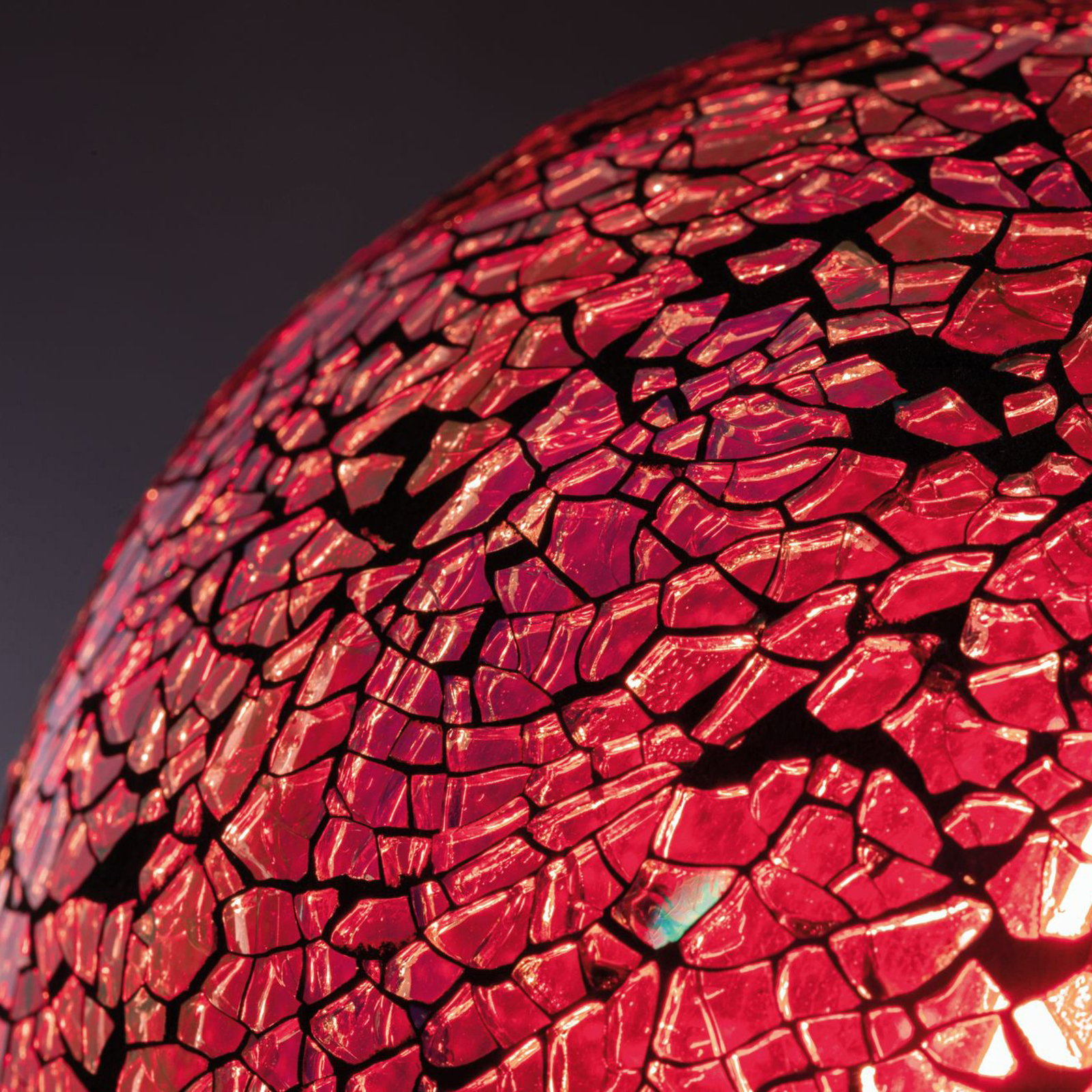 Paulmann E27 LED globe 5W Miracle Mosaic červená