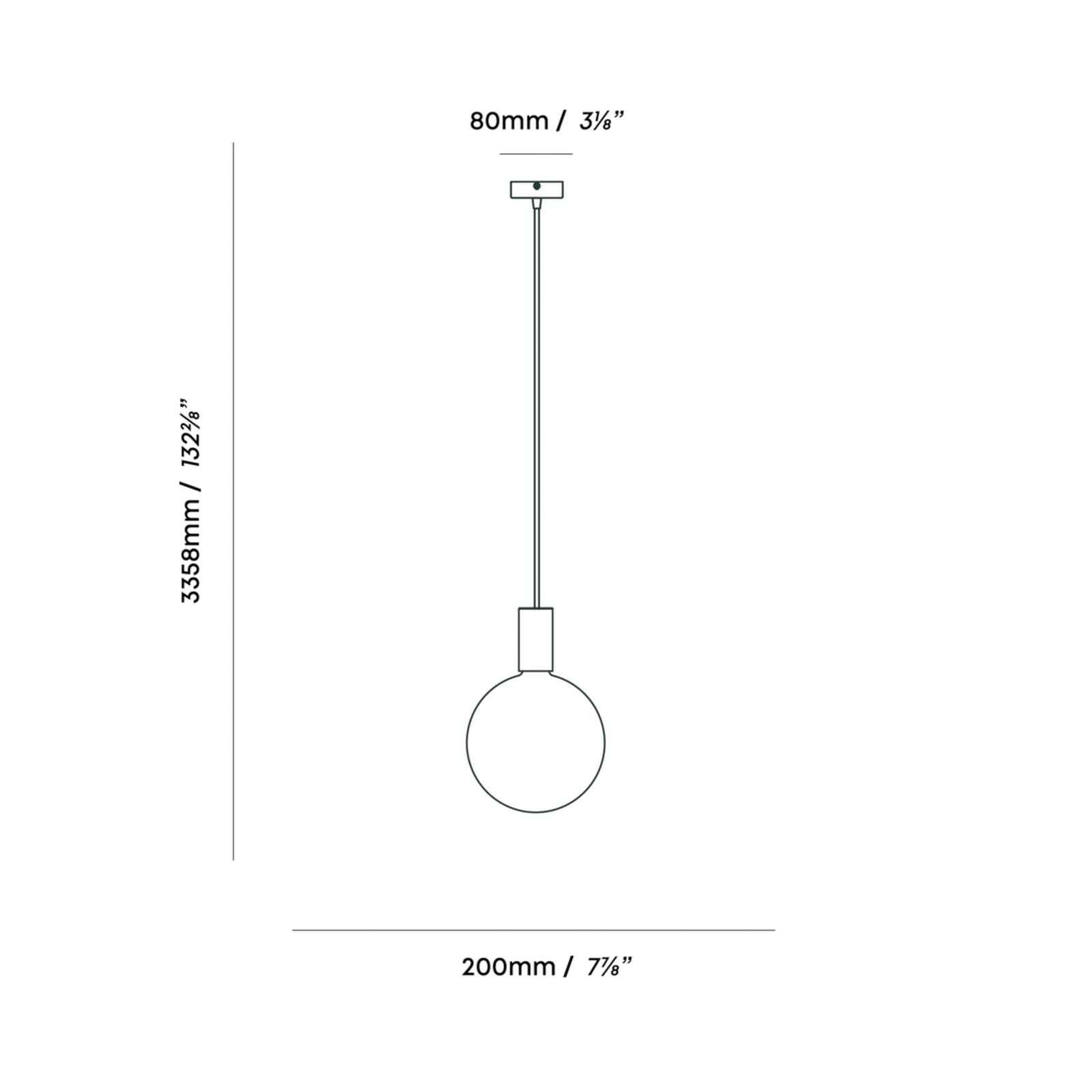 Lampa wisząca Tala Triple Pendant Single 1-punktowa, E27 opal, biały